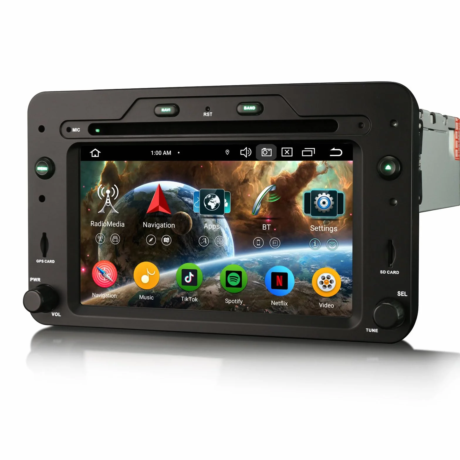 Erisin Android 14 radio samochodowe GPS nawigacja 8-rdzeniowy 4 GB 64 GB do Alfa Romeo Brera Spider 159 Sportwagon CarPlay Android Auto DAB+ Bluetooth 5.0