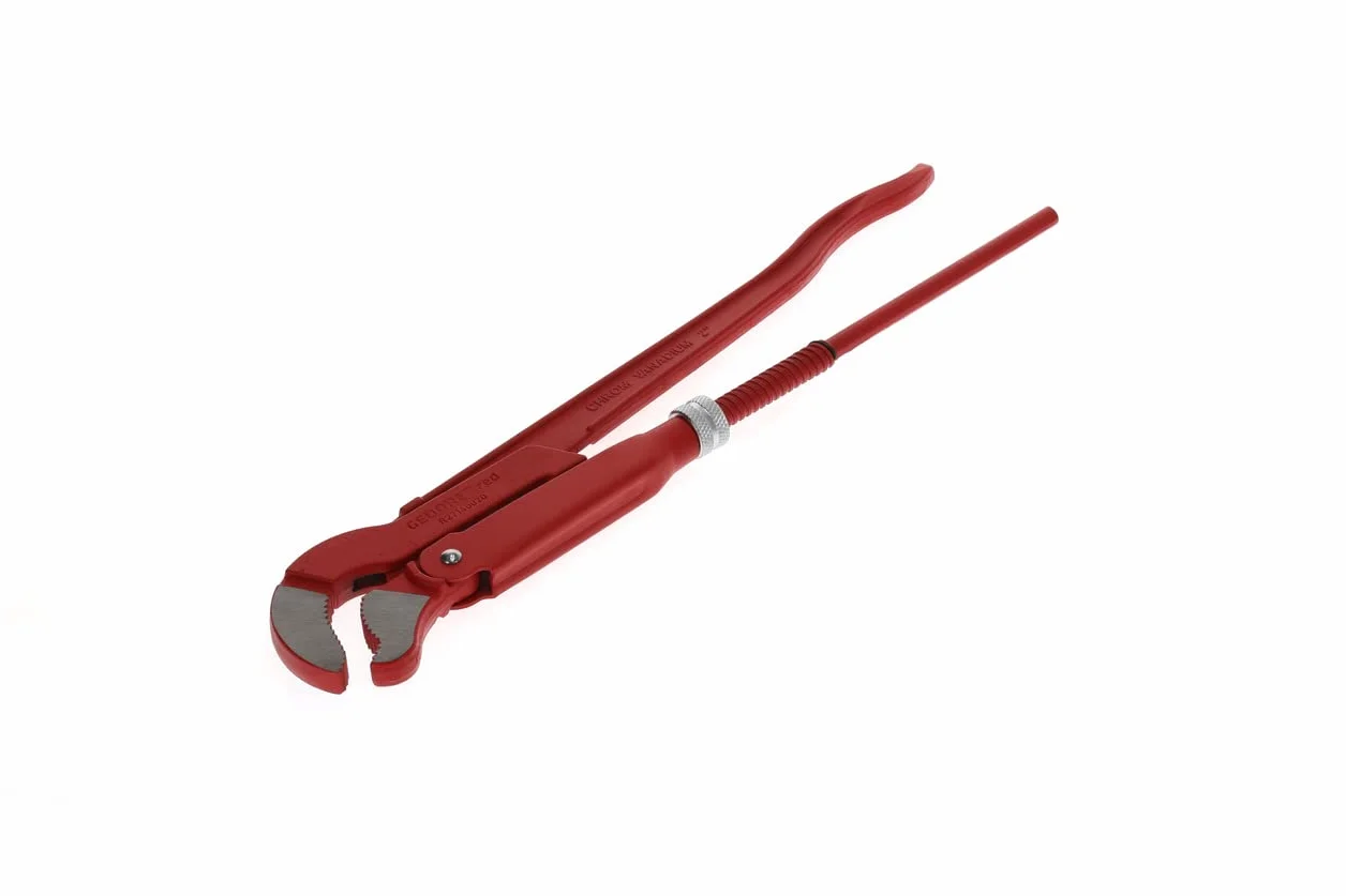 GEDORE red 45degree kątowe szczypce do rur, rozpiętość 67 mm, S-Maul, masywne, przesunięte ząbki, R27140020