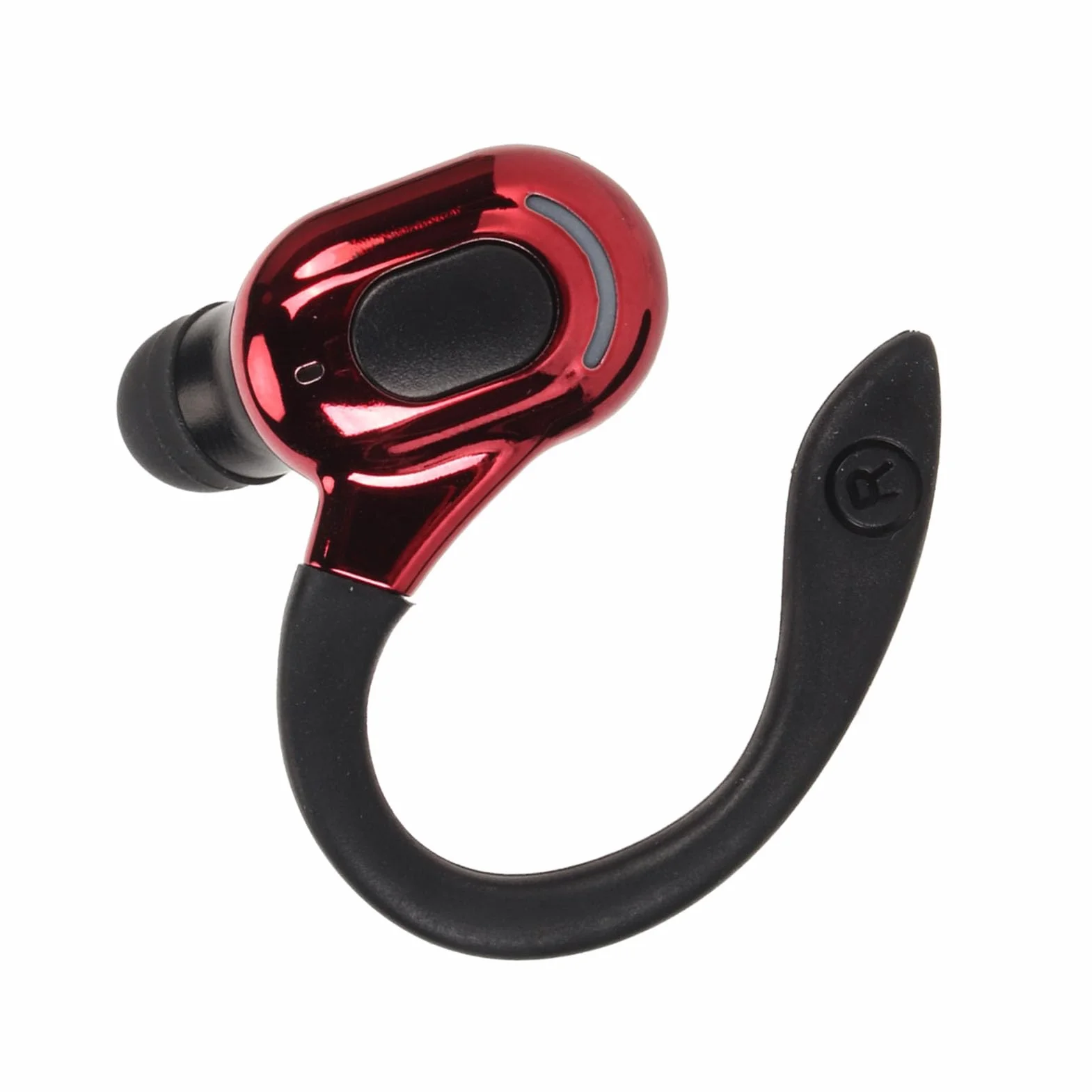 Bezprzewodowa Słuchawka Bluetooth, Wodoodporne Słuchawki Bluetooth 5.2 IPX4, Słuchawki Bluetooth z redukcją Szumów połączeń HD (Czarny i czerwony)