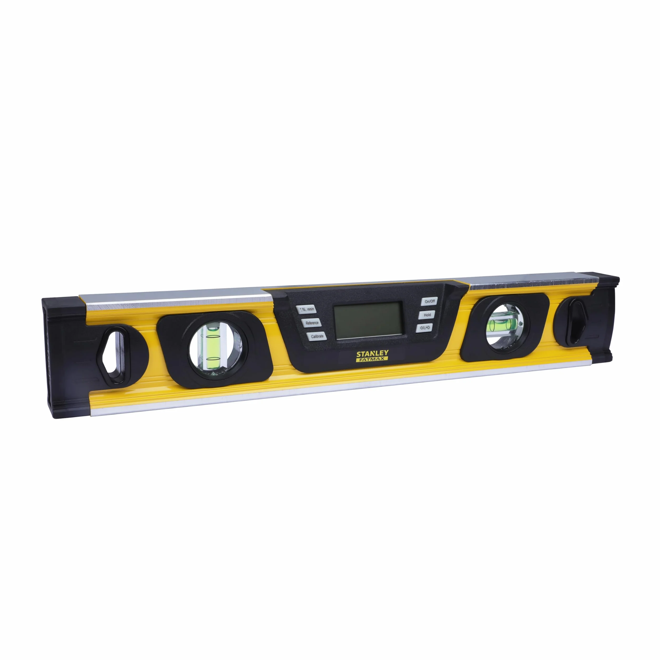 Stanley Pochyłomierz FatMax (cyfrowa poziomica w stopniach|procent mm/m, długość 40 cm, wyświetlacz LCD) 0-42-063