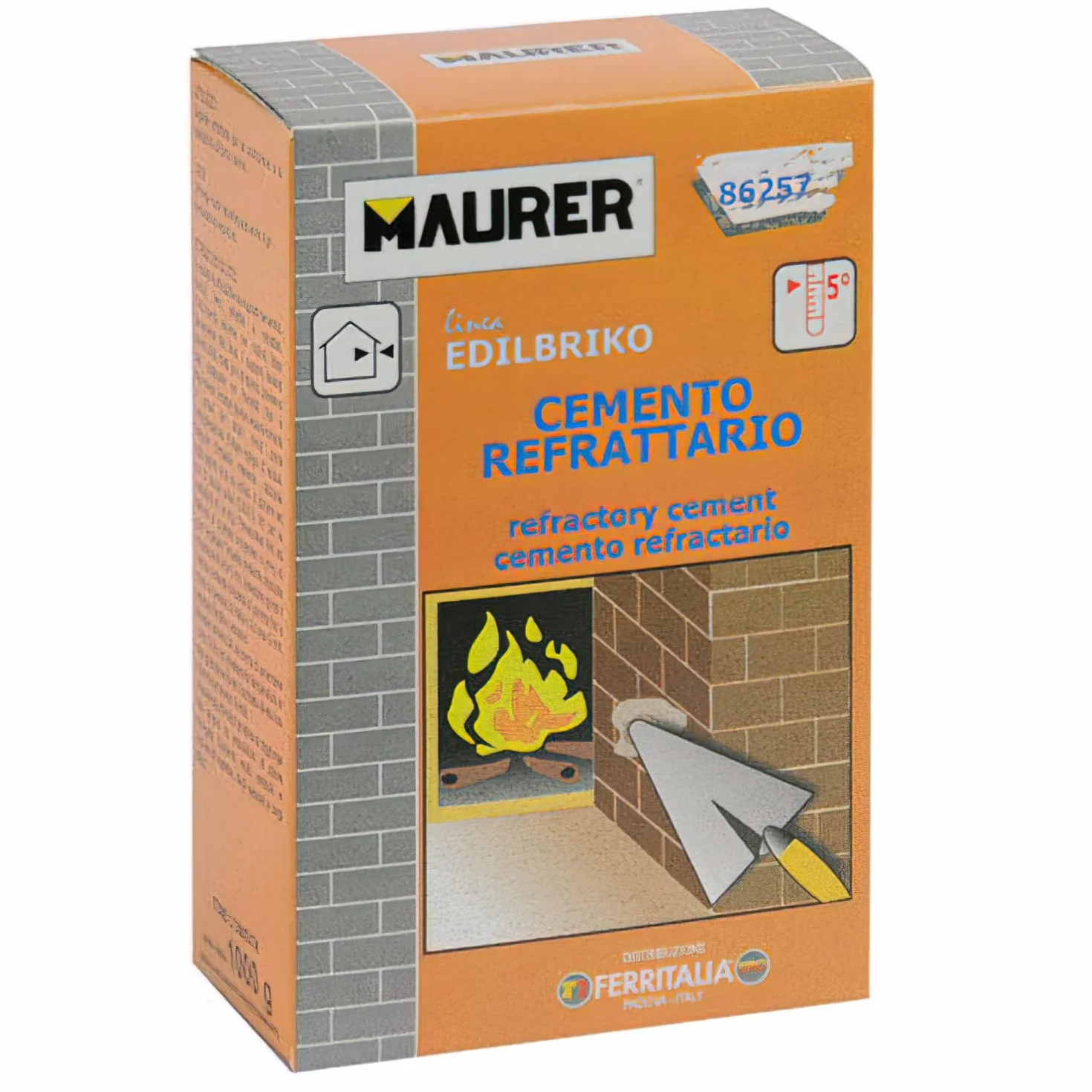 Edil Cement ogniotrwały Maurer (Pudełko 1 kg.)