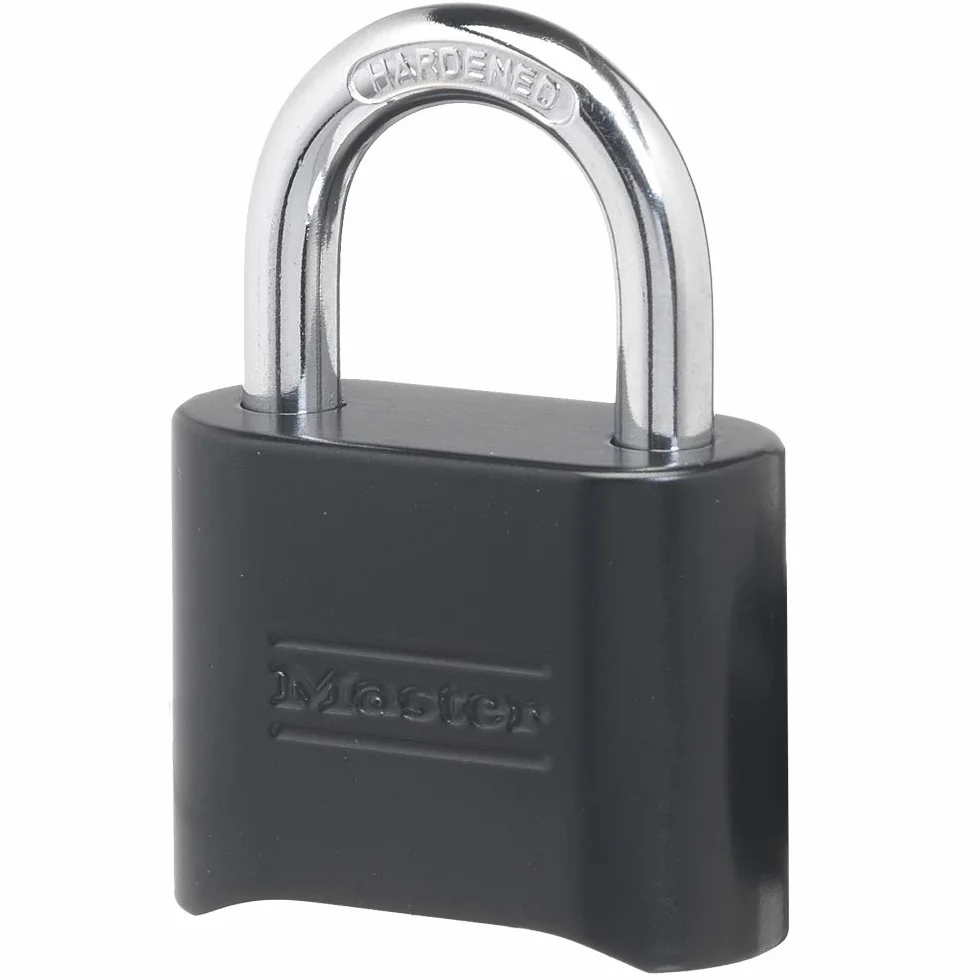 Master Lock 178D Ustaw własny zamek szyfrowy, czarny, 1 opakowanie