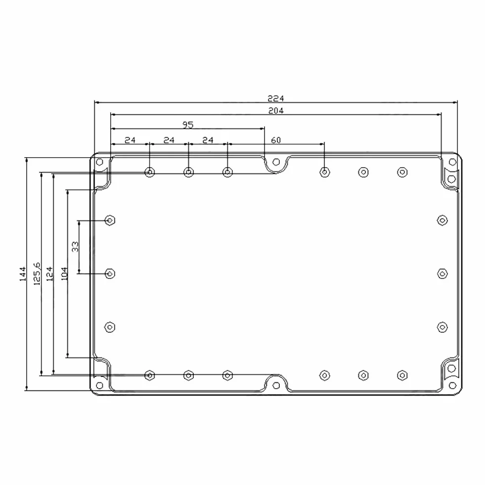 Skrzynka przyłączowa Akozon, 230 * 150 * 85 mm Wodoodporna obudowa z tworzywa sztucznego Projekt Skrzynka przyłączowa obudowy DIY