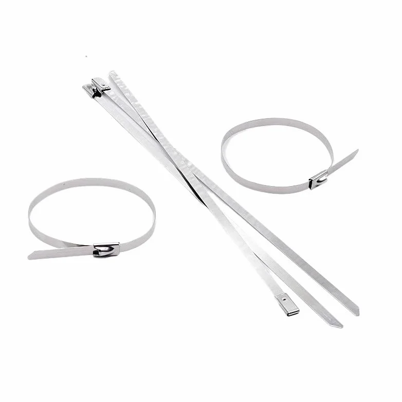 Opaski zaciskowe metalowe Stal nierdzewna Ca 10 20 50 100 200 szt. 12 mm 0,47 cala opaska wydechowa wielofunkcyjna 304 ze stali nierdzewnej metalowa opaska zaciskowa samoblokująca opaski zaciskowe 20
