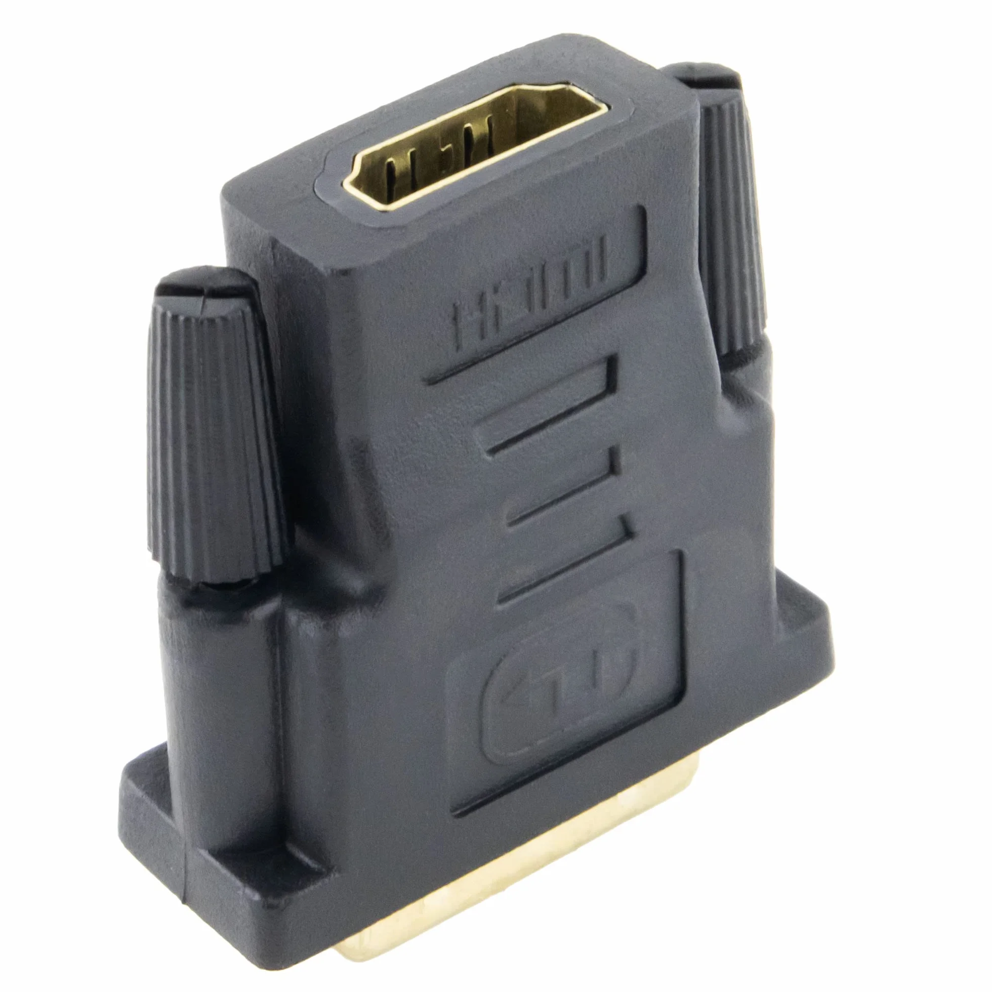 SeKi Adapter HDMI gniazdo A na DVI-D 24+1 dwukierunkowy pozłacane styki czarny