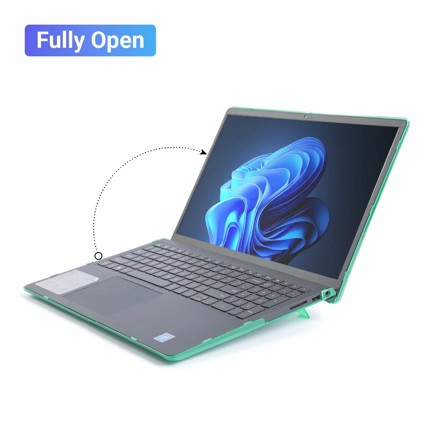 mCover Etui kompatybilne tylko z laptopami Dell Inspiron 15 3510 3511 3515 3520 3521 3525 3530 3535 (nie pasuje do innych modeli Dell) (Aqua)