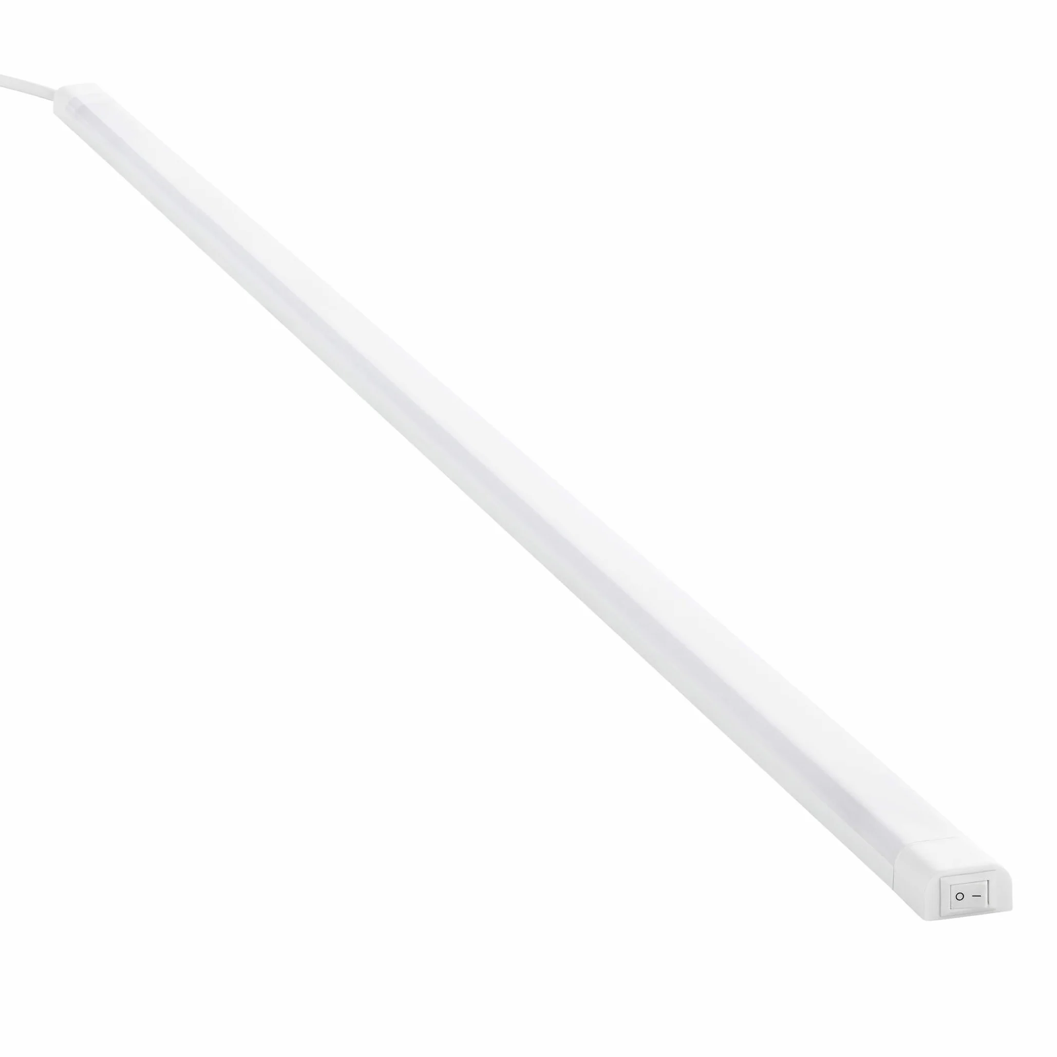 SEBSON Lampa kuchenna pod szafkę, 80 cm, lampa sufitowa LED 12 W, 4000 K, 1000 lm, listwa świetlna z wtyczką i przełącznikiem 230 V, IP 20, 24 x 13 x 800 mm