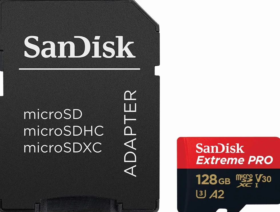 Sandisk Extreme Pro SDSQXCD-128G-GN6MA Karta Pamięci 128 GB Czarny