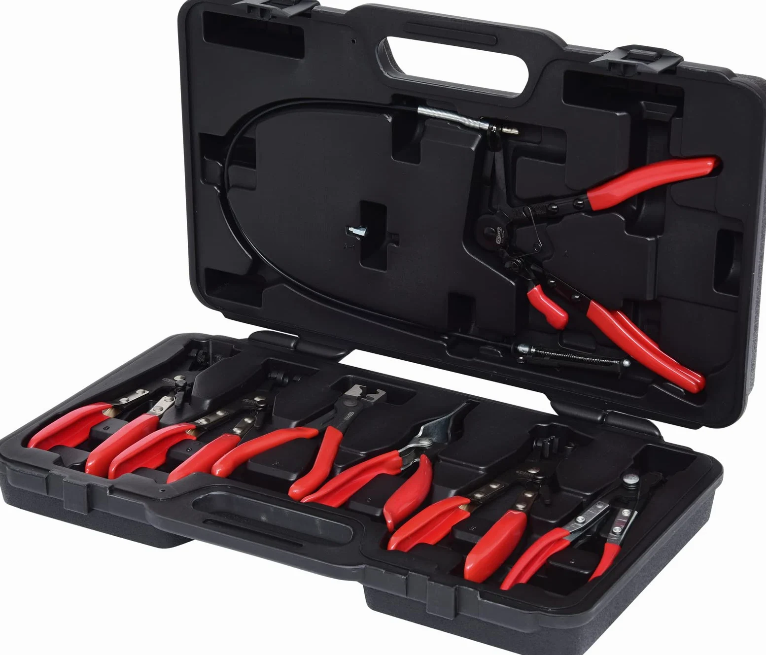 KS Tools 115.1055 Zestaw szczypiec do opasek na wezachdo samochodów, 7-szt