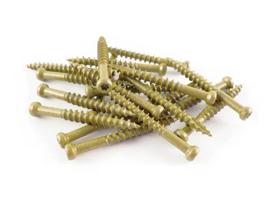 WoodPro Fasteners TH9X3-1 numer 23 na 7,5 cm śruby konstrukcyjne z łbem wykończeniowym, T15, 1-funtowa waga netto, 91 szt.