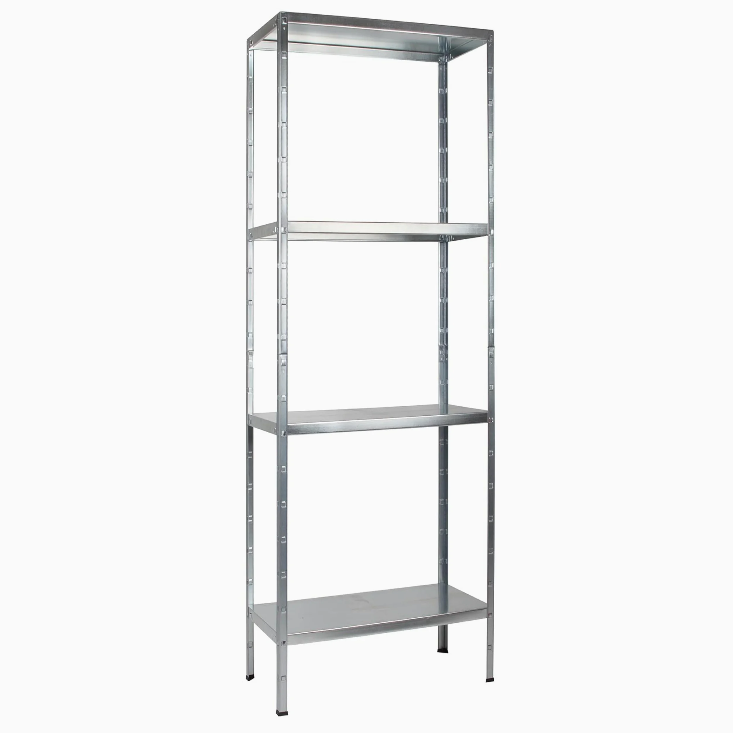 Schulte Regalwelt regał magazynowy z 4 półkami PowerMX, 180 x 75 x 35 cm, system regałów, regał wtykowy z łatwym montażem bez śrub, nośność półki do 50 kg (nośność całkowita do 200 kg)