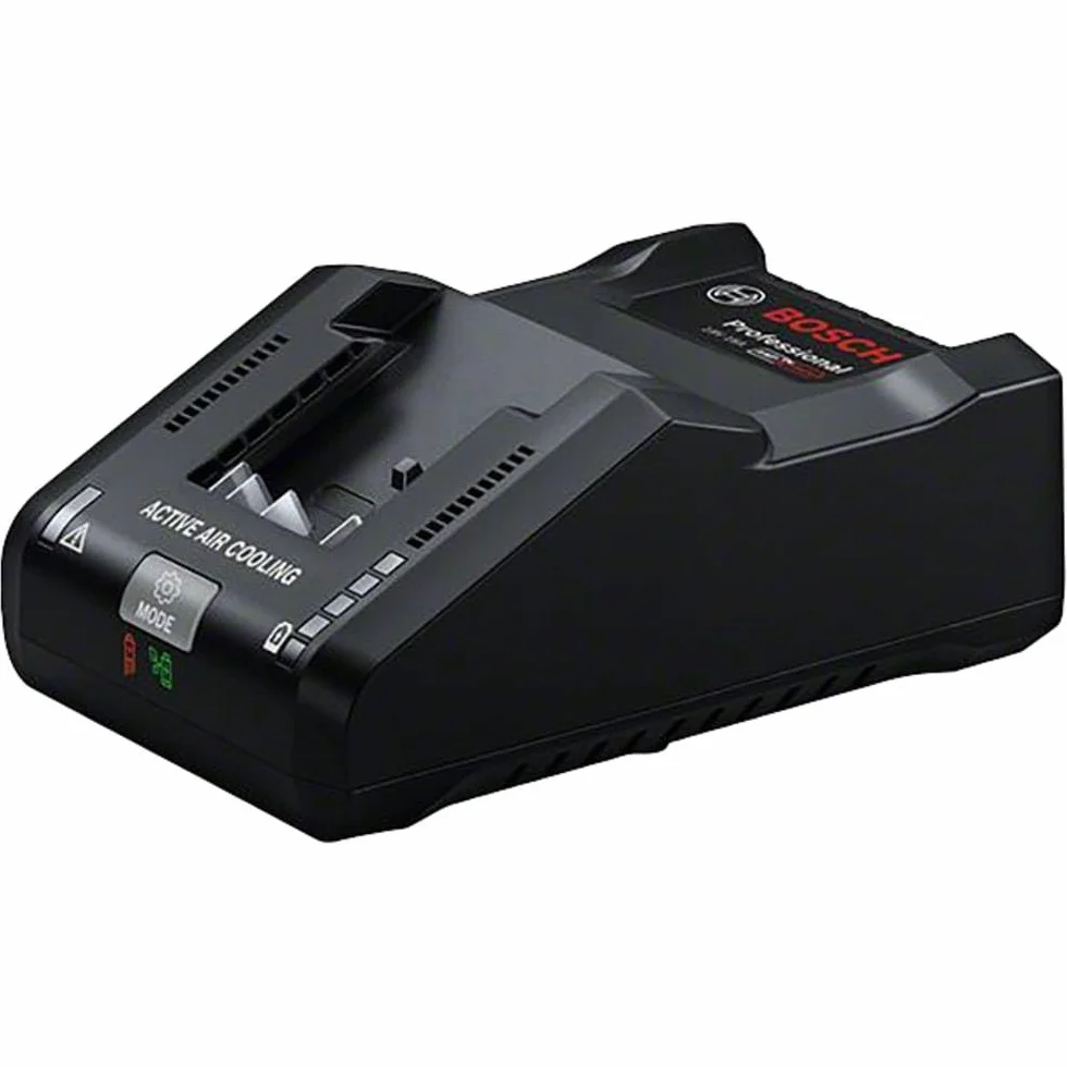 Bosch Professional system 18V: ultraszybka ładowarka GAL 18V-160 (3 tryby ładowania, prąd ładowania 16 A, technologia Active Air Cooling)