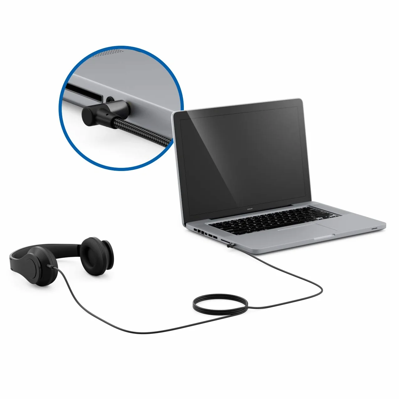 deleyCON 1,5m Kabel AUX 3,5 mm Kabel Audio Jack Stereo Kabel Bawełniany i Metalowe Złącza - Wtyk Prosty na Wtyk Kątowy 90° - Telefon Smartfon Tablet Słuchawki HiFi Odbiornik Samochodowy