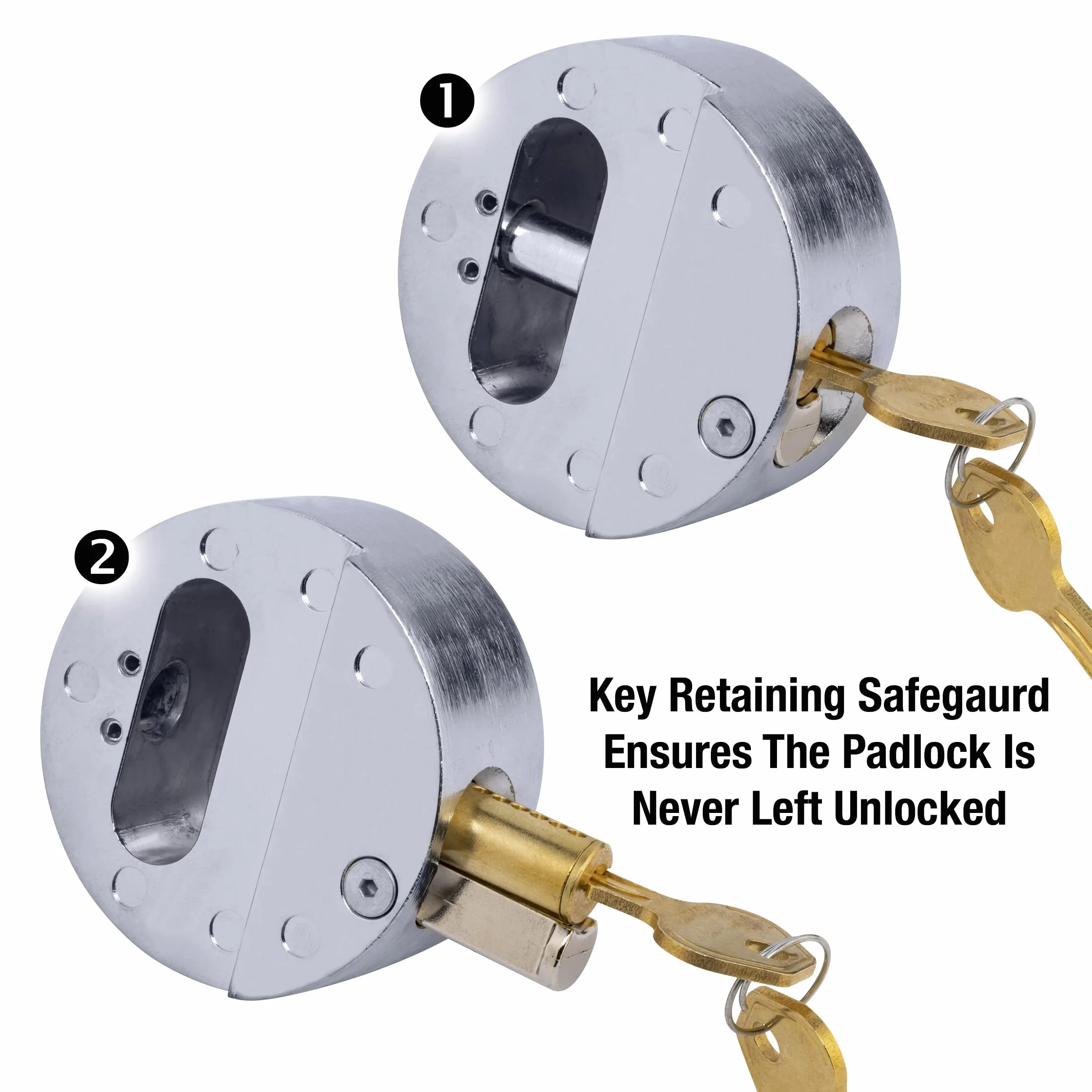 Master Lock M736XKADCCSEN Ukryty zamek uchylny z zasuwką