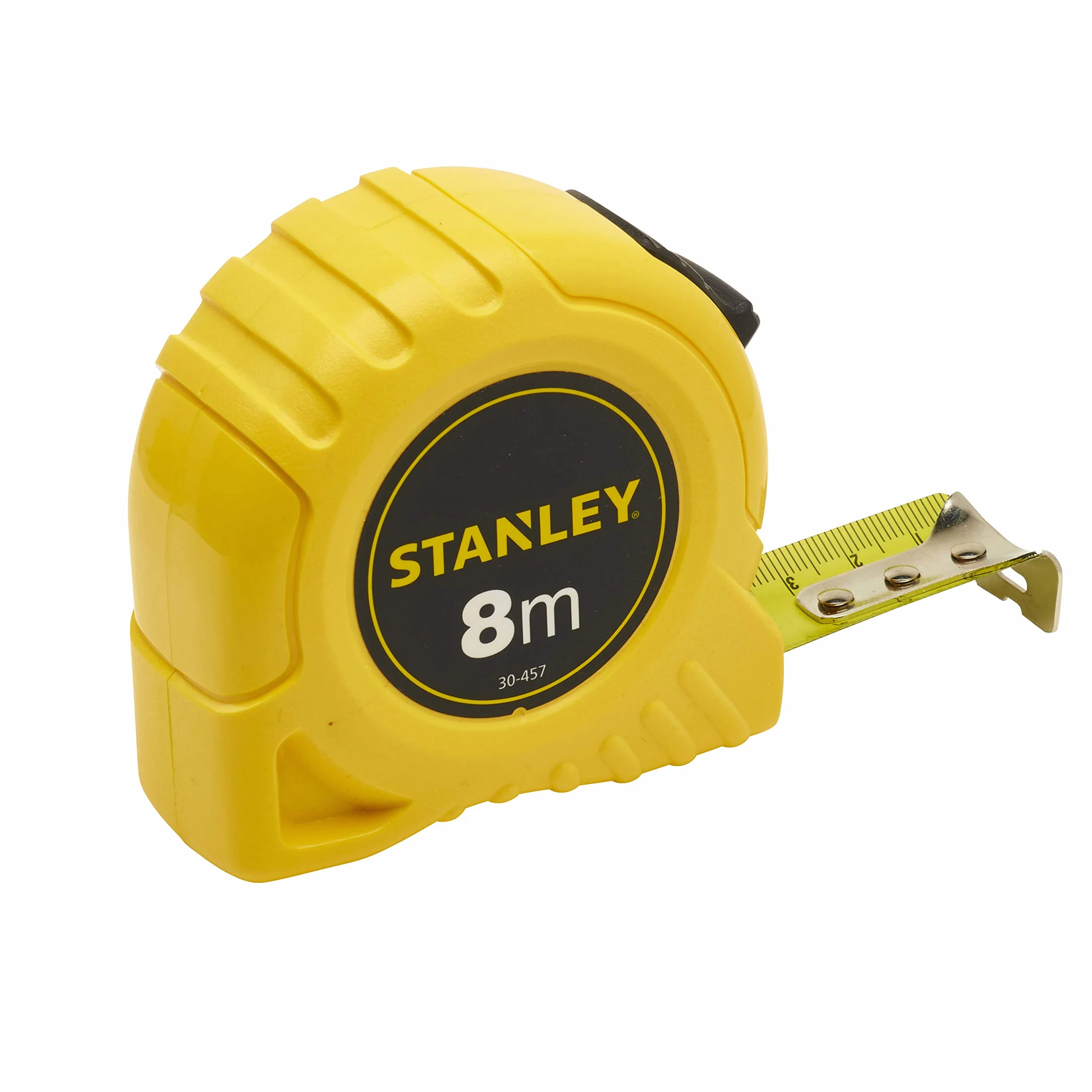 Stanley Basic Taśma Miernicza, Czarny/Żółty, 8 m