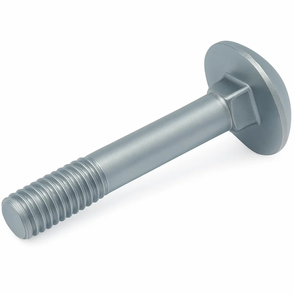 M6x40mm Śruby Zamkowe Keple, 20 Sztuki Śrub z łbem Grzybkowym z Podsadzeniem Zamkowa, Śruby do Bram, Drzwi, Wezgłowia, Ocynkowane i Odporne na Korozję, Śruby do Karetki, DIN 603