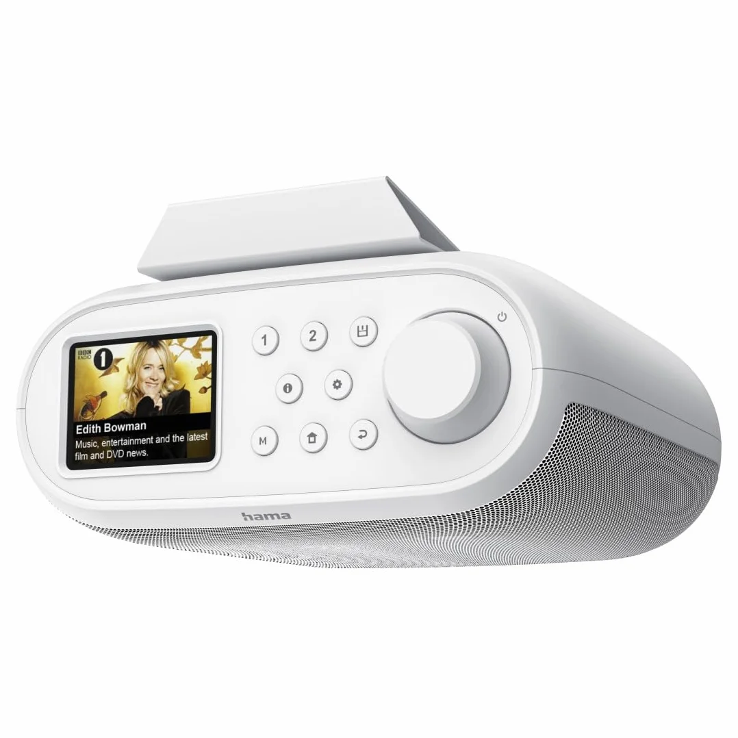 Hama DIR400 radio cyfrowe DAB+ Bluetooth FM Wi-Fi 2,4/5 GHz montaż podszafkowy biały