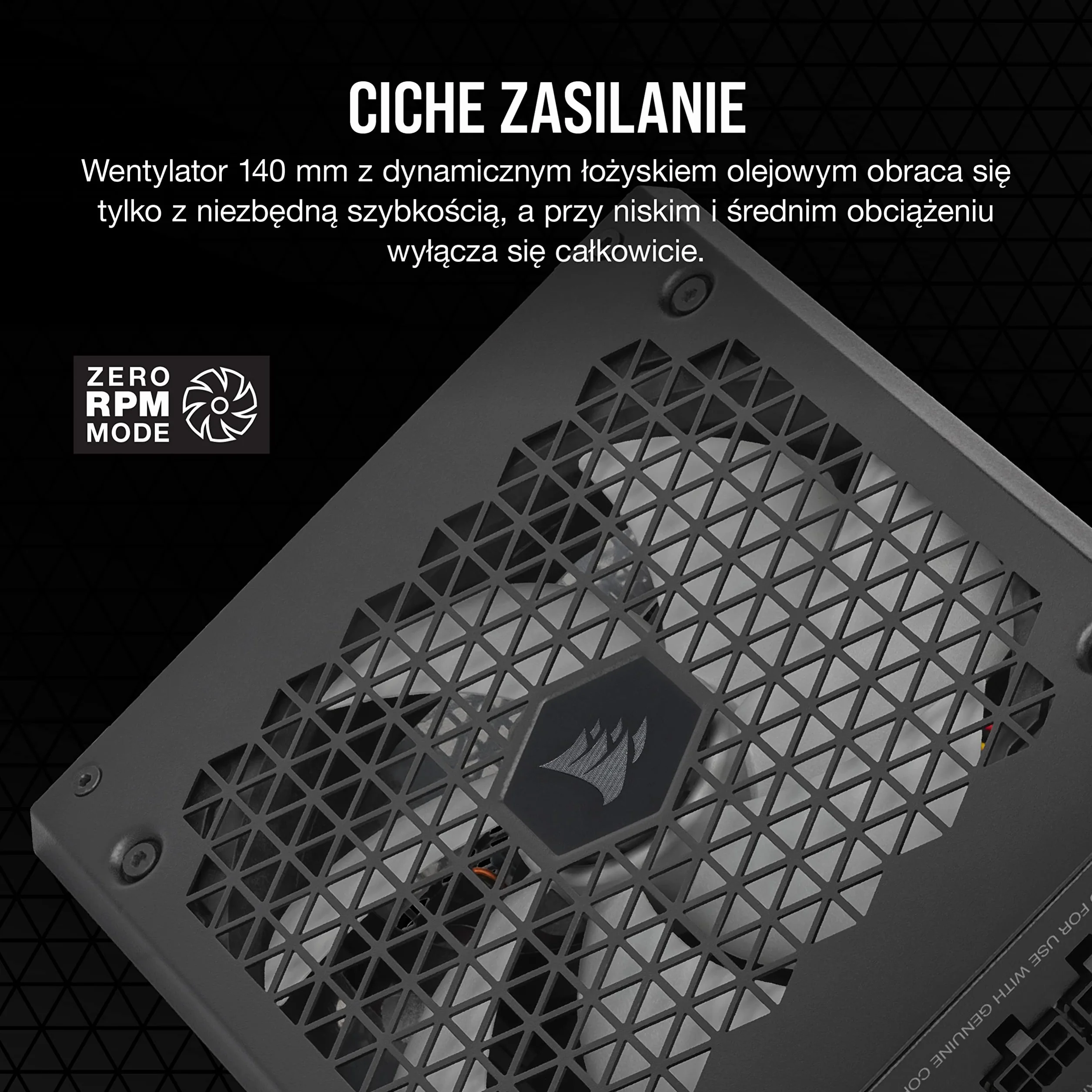 Corsair HX1000i W Pełni Modułowy Ultracichy Zasilacz - Zgodny z ATX 3.1 i PCIe 5.1 – Dynamiczne Łożysko Olejowe – Działa z Oprogramowaniem CORSAIR iCUE – Wydajność 80 PLUS Platinum - Czarny