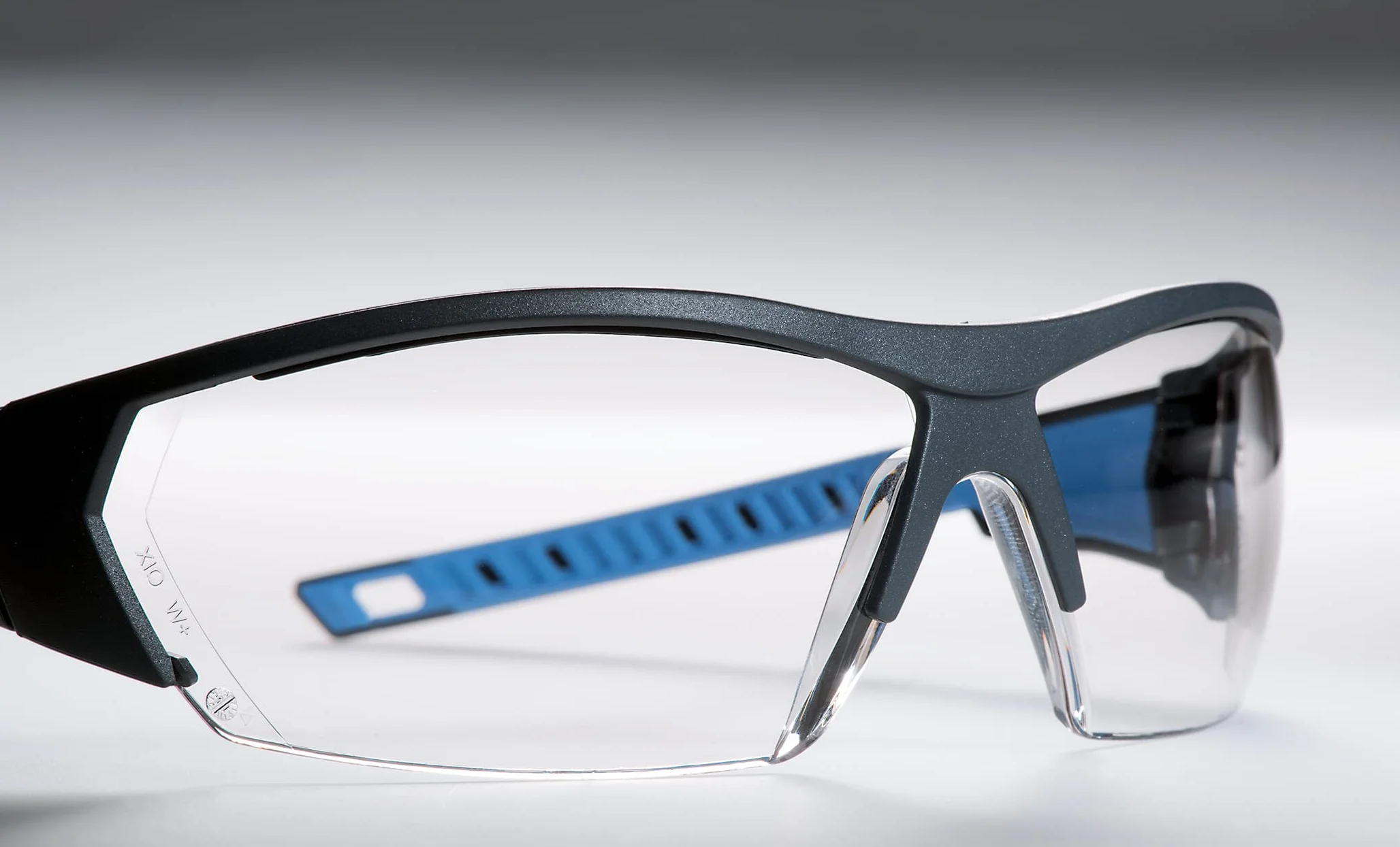 Uvex uvex9194175 i-works okulary ochronne, niebieskie/przezroczyste