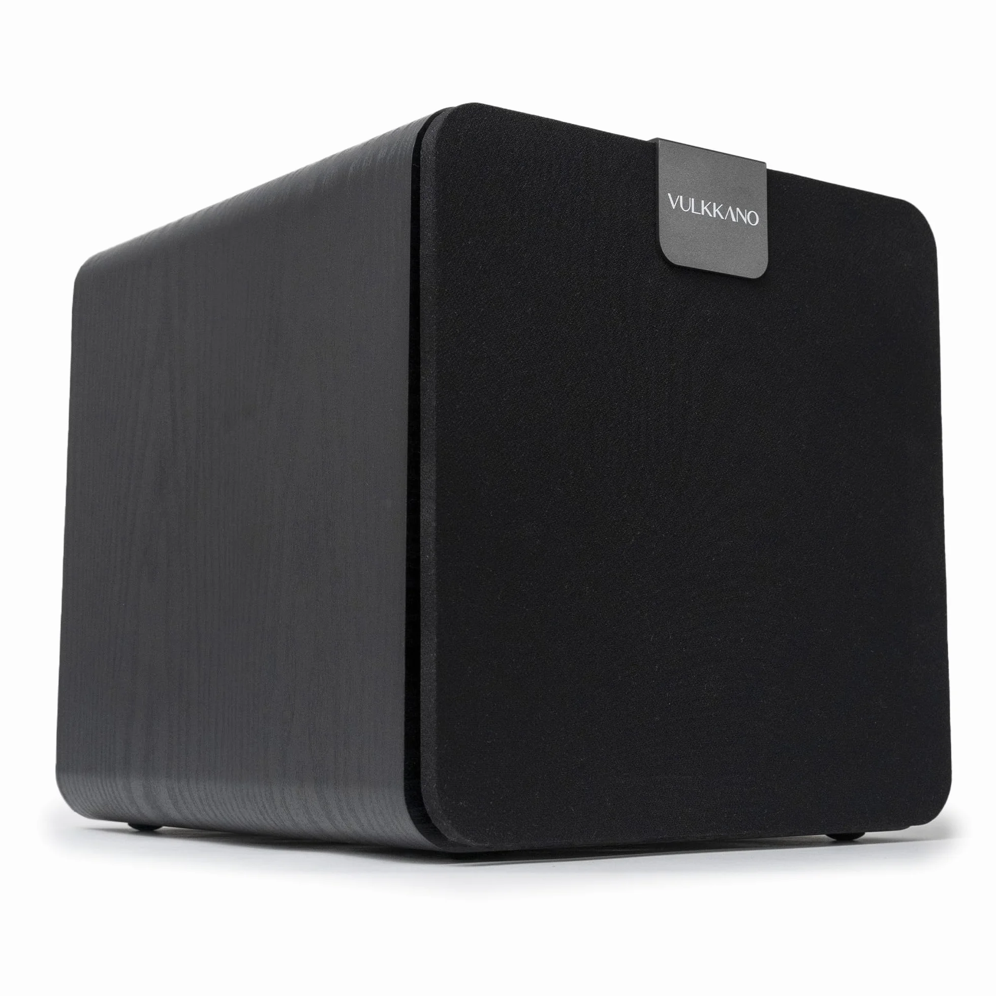 VULKKANO SUB8 Subwoofer aktywny 8-calowy, zasilany mocą 80 W RMS, częstotliwość 40 Hz - 250 Hz, regulowana zwrotnica, domowe audio i kino.