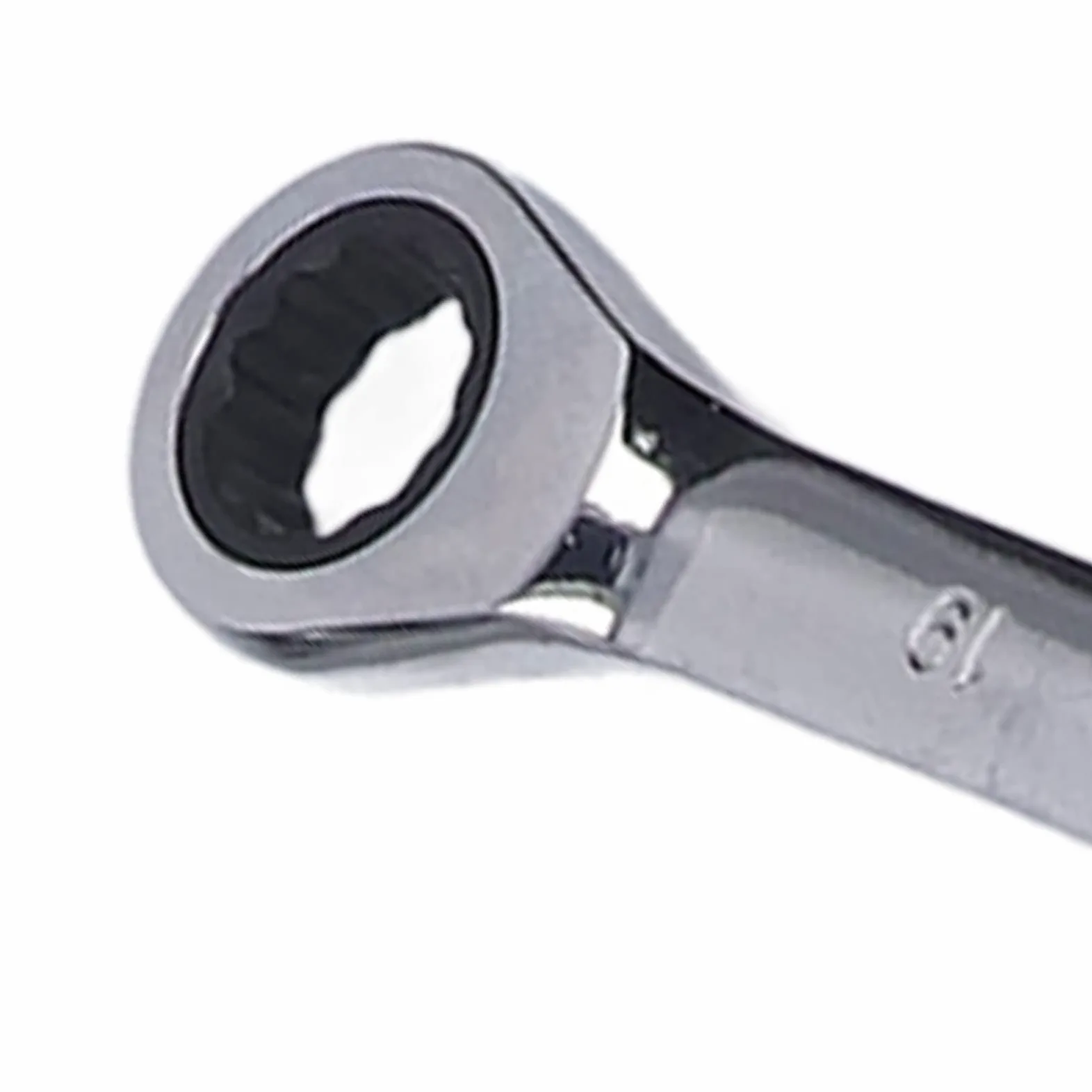 Zestaw Kluczy Grzechotkowych z głowicą stałą Zestaw Kluczy Grzechotkowych ze Stali Chromowo-wanadowej 8 Mm do 19 Mm 72 Zęby Kąt Obrotu 5 Stopni do Mechaniki Samochodowej i Użytku Domowego