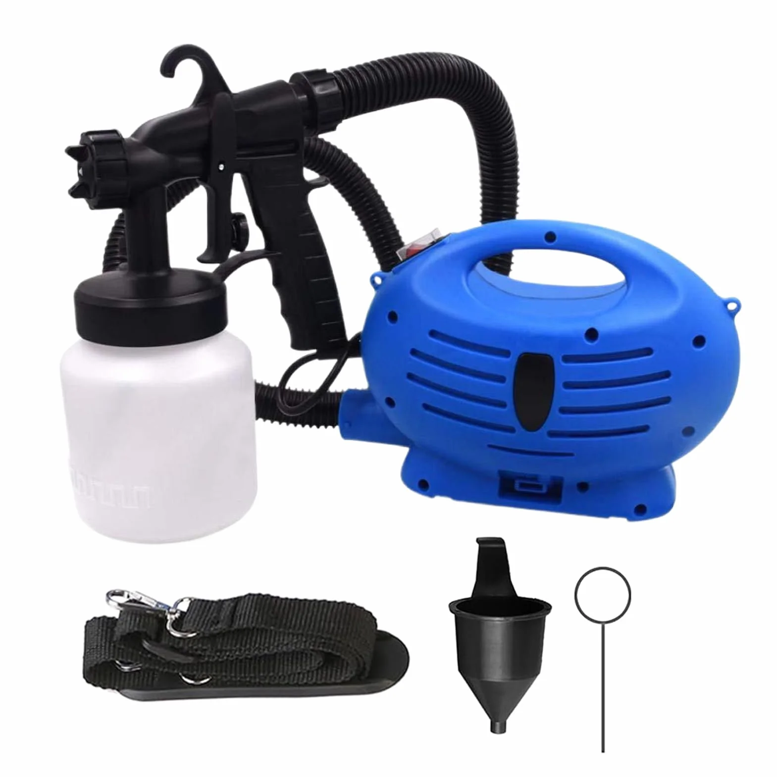 Elektryczny Pistolet Do Malowania Natryskowego Elektryczny Pistolet | Pojemnik 800ml Narzędzia Do Remontu I Modernizacji Domu Do Drzwi Ścian Płotów Mebli Zewnętrznych
