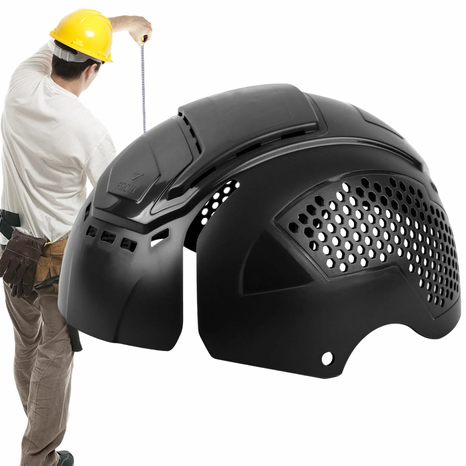 Bump Caps Insert - Breathable Safety Helmet, 6.69×8.27×4.72 Inches Protective Work Cap Supplies for Training, Workshop, Processing, Falls, Accidents, Airsoft, or Sweat Absorption, Lightweight