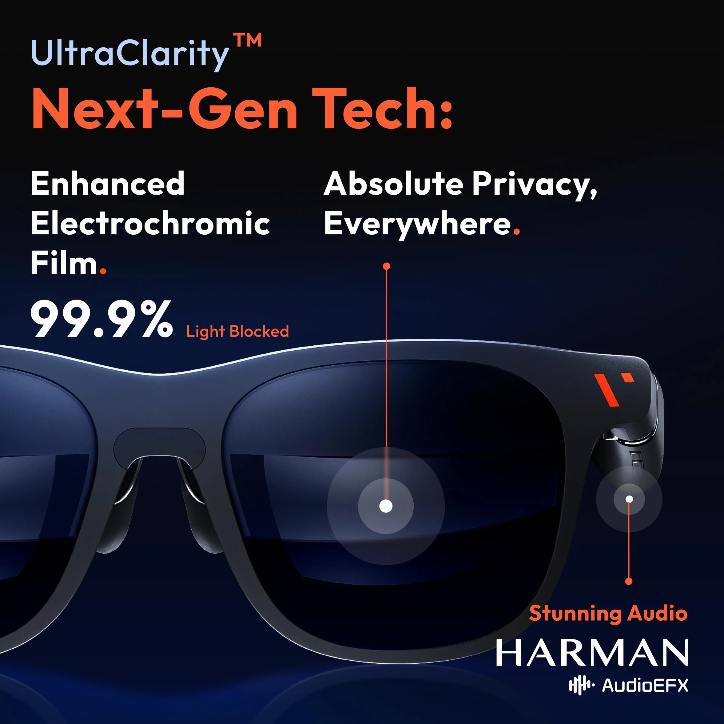 VITURE Pro Okulary XR/AR 135" 120Hz 1000Nits Harman Dźwięk Elektrochromowa dla iPhone Android Mac PC Steam Deck Switch 2
