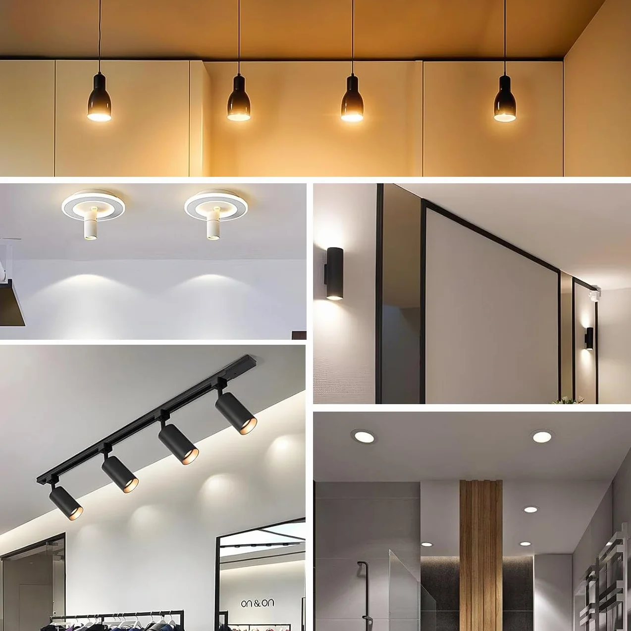 GU10 żarówka LED, ciepła biel (3000 K), 4 W, 400 lumenów, zastępuje żarówkę halogenową 40 W, energooszczędna, 120° reflektor, idealna do salonu, kuchni i korytarza, bez możliwości ściemniania