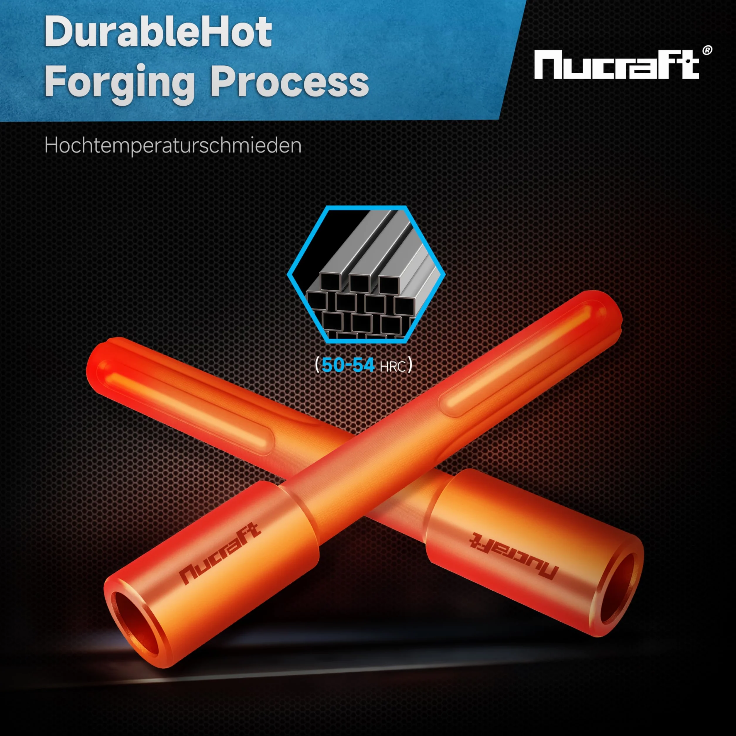Nucraft SDS-MAX profesjonalny chwytak do wbijania gwoździ głębokich, uziemienie pręta, 162 x 28 mm, średnica wewnętrzna 20,5 mm