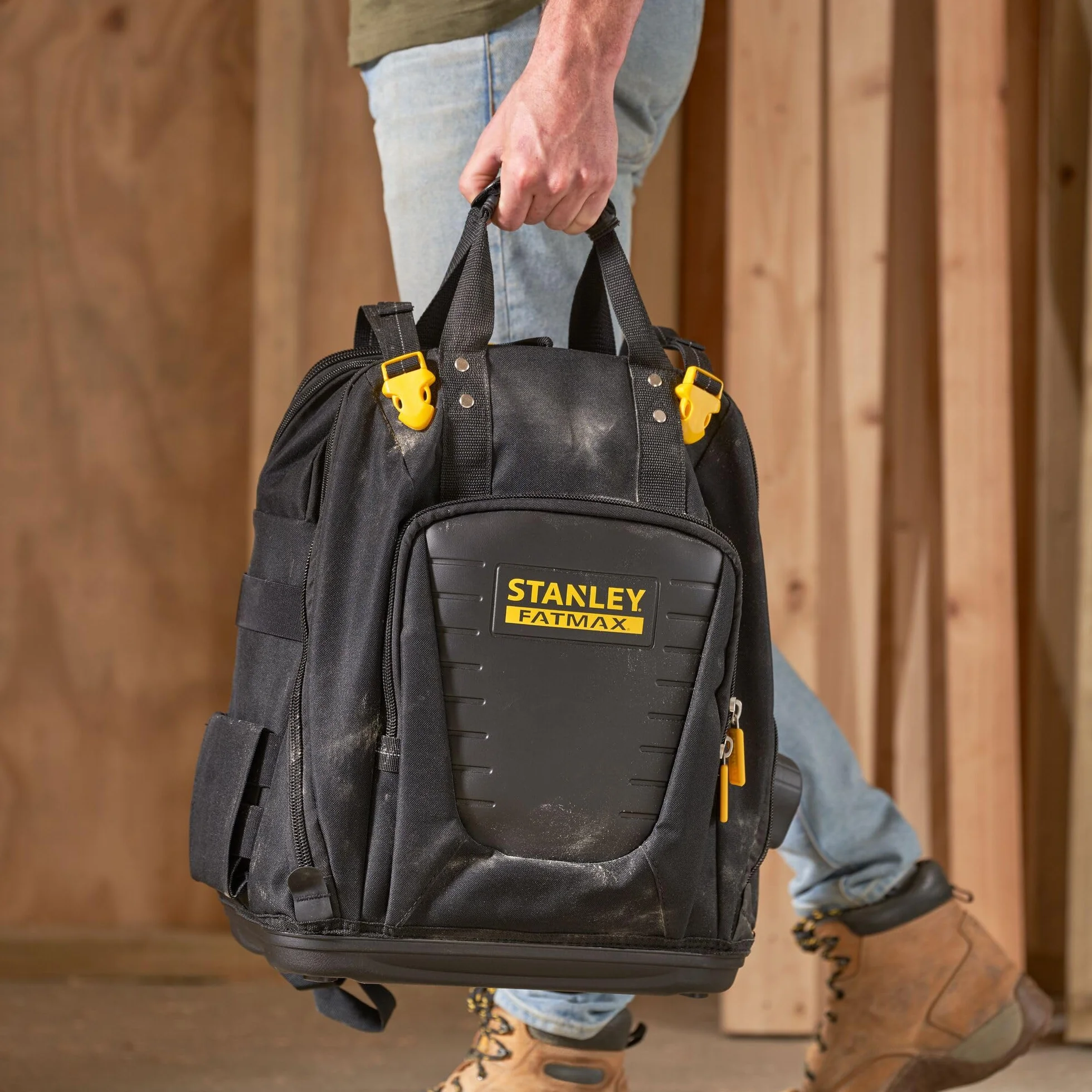 STANLEY Profesjonalny Mochila FatMax acceso fácil dla profesjonalistów i majsterkowiczów do codziennego użytku ergonomiczna konstrukcja