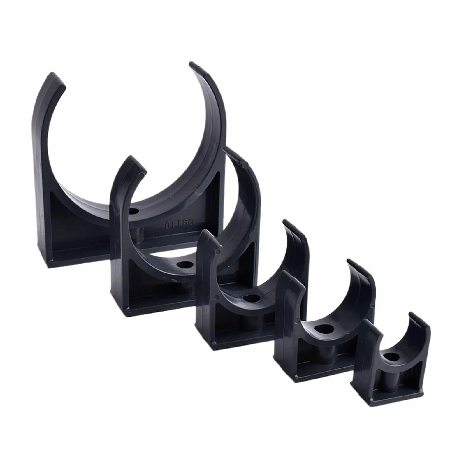 zaciski do rur, Opaski zaciskowe do rur PCV, 20 szt., o średnicy 20–110 mm, hydraulika, nawadnianie ogrodu, akwaria