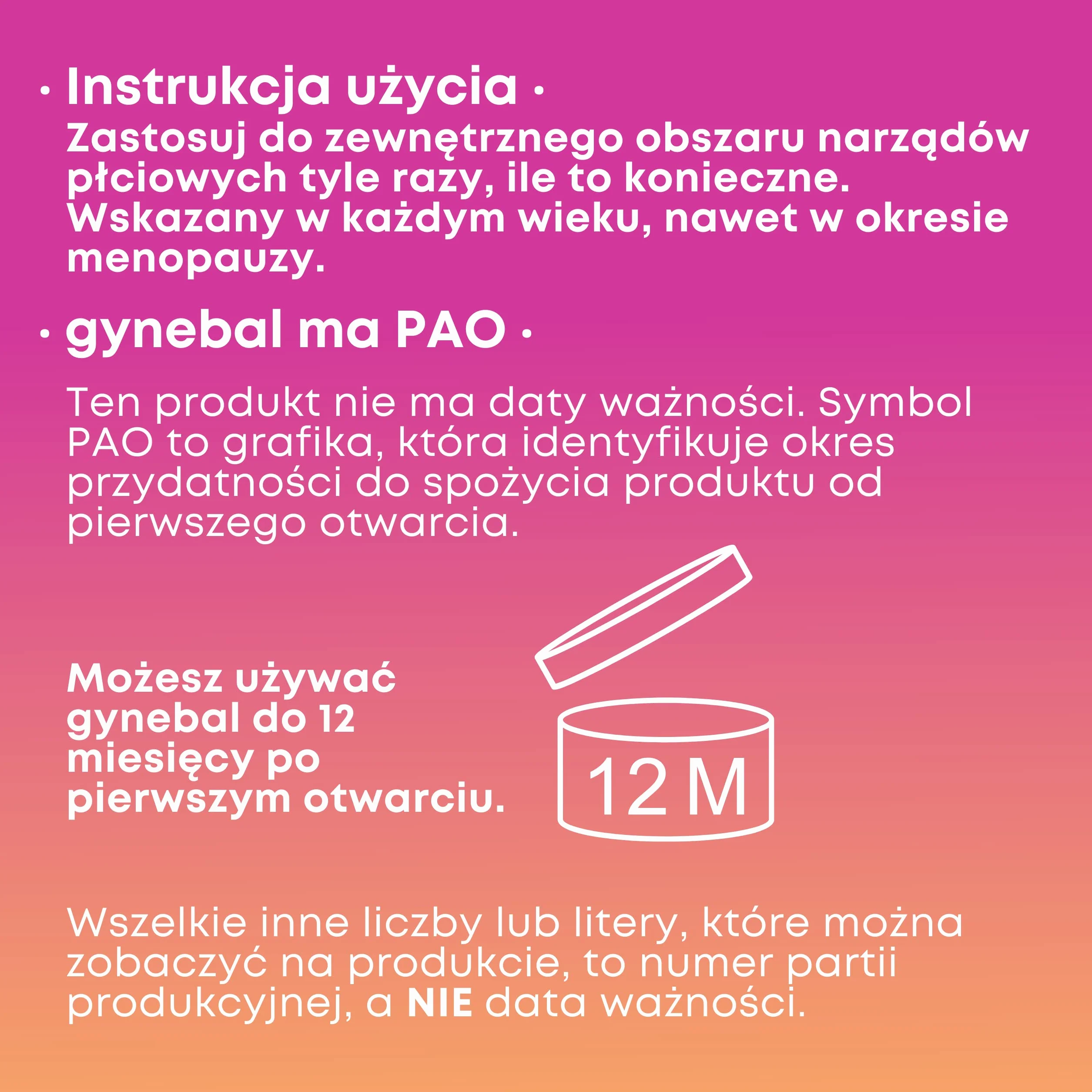 GYNEBAL Intymny Żel Lubrykujący z Prebiotycznym Składnikiem, Wodny Żel do Zewnętrznej Pielęgnacji Intymnej, Bezzapachowy, 50 ml