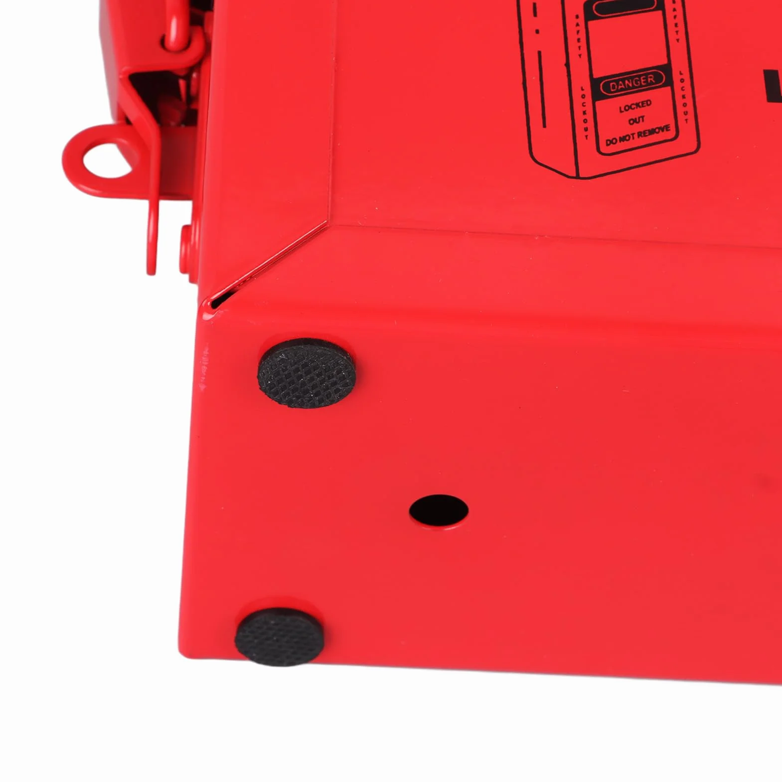 498A Red Lockout Tagout Box, Wytrzymała Konstrukcja, pojemność 12 Kłódek, Wszechstronna Blokada Wyłącznika, Blokada Zaworu