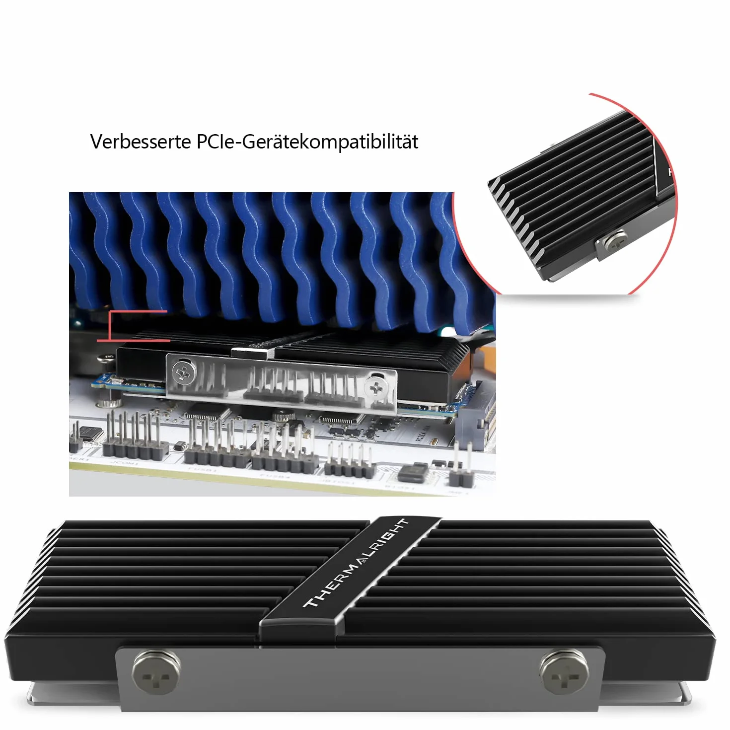 THERMALRIGHT Radiator M.2 2280 TYPE A B aluminiowy czarny do SSD