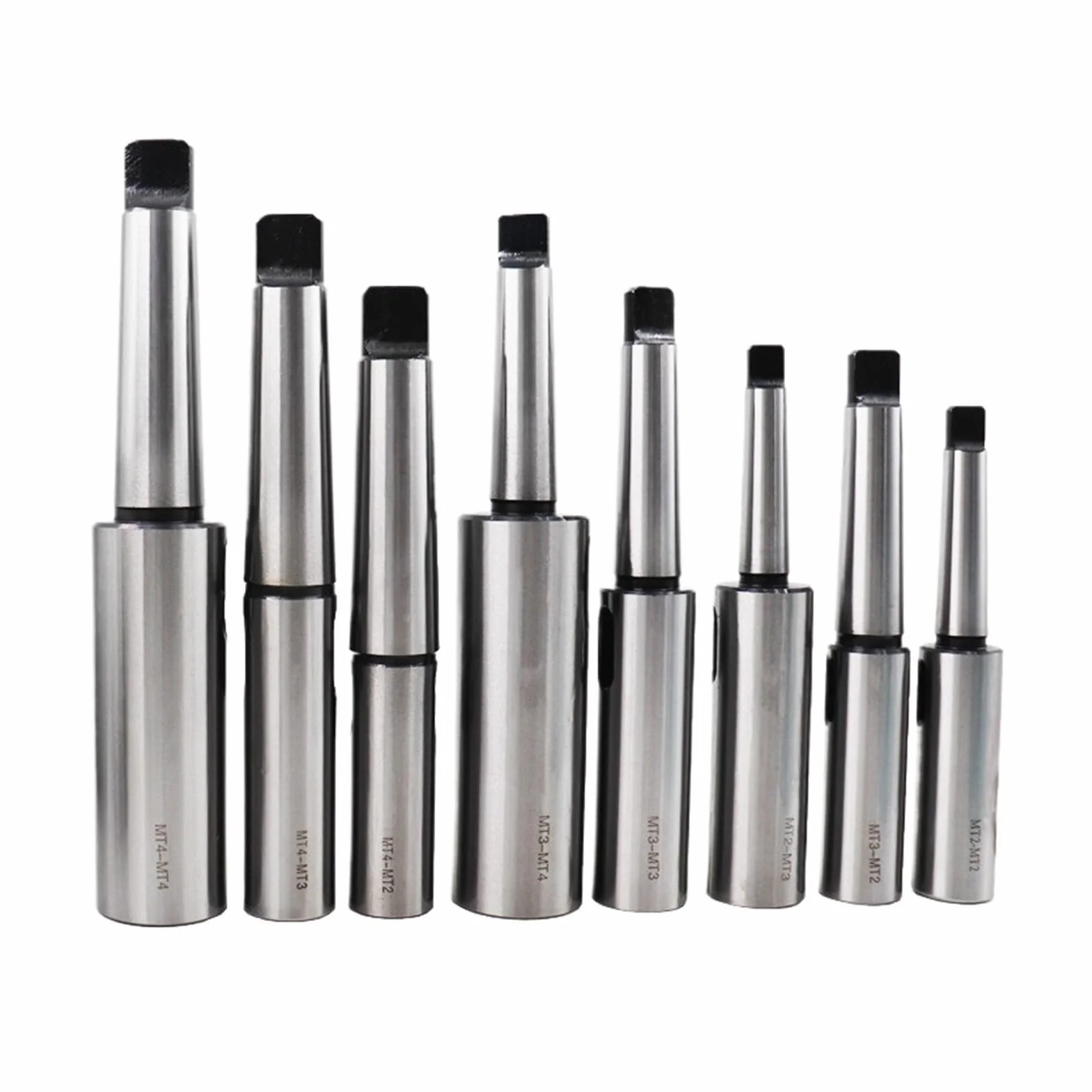 Morse'a tuleja redukcyjna, 1 sztuka, stożek Morse'a, gniazdo przedłużające, adapter tulejkowy MT1, MT2, MT3, MT4, adapter stożkowy Morse'a, rozszerzona redukcja, tuleja wiertnicza (MT4-MT3)
