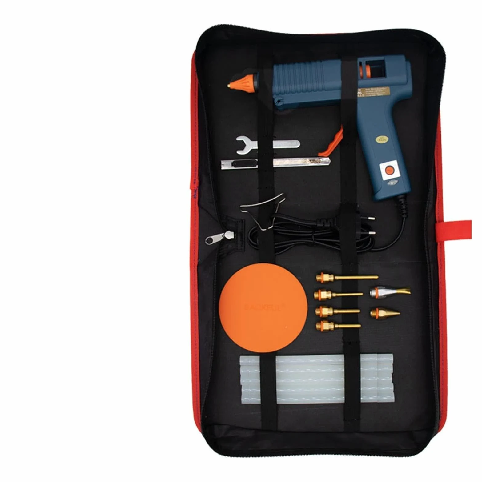 Pistolet na gorący klej, 150W regulowana temperatura dysza pistoletu do klejenia 11mm kleje w sztyfcie profesjonalny przemysłowy pistolet do topienia klej gorący pistolet do domu DIY, prezenty świątec