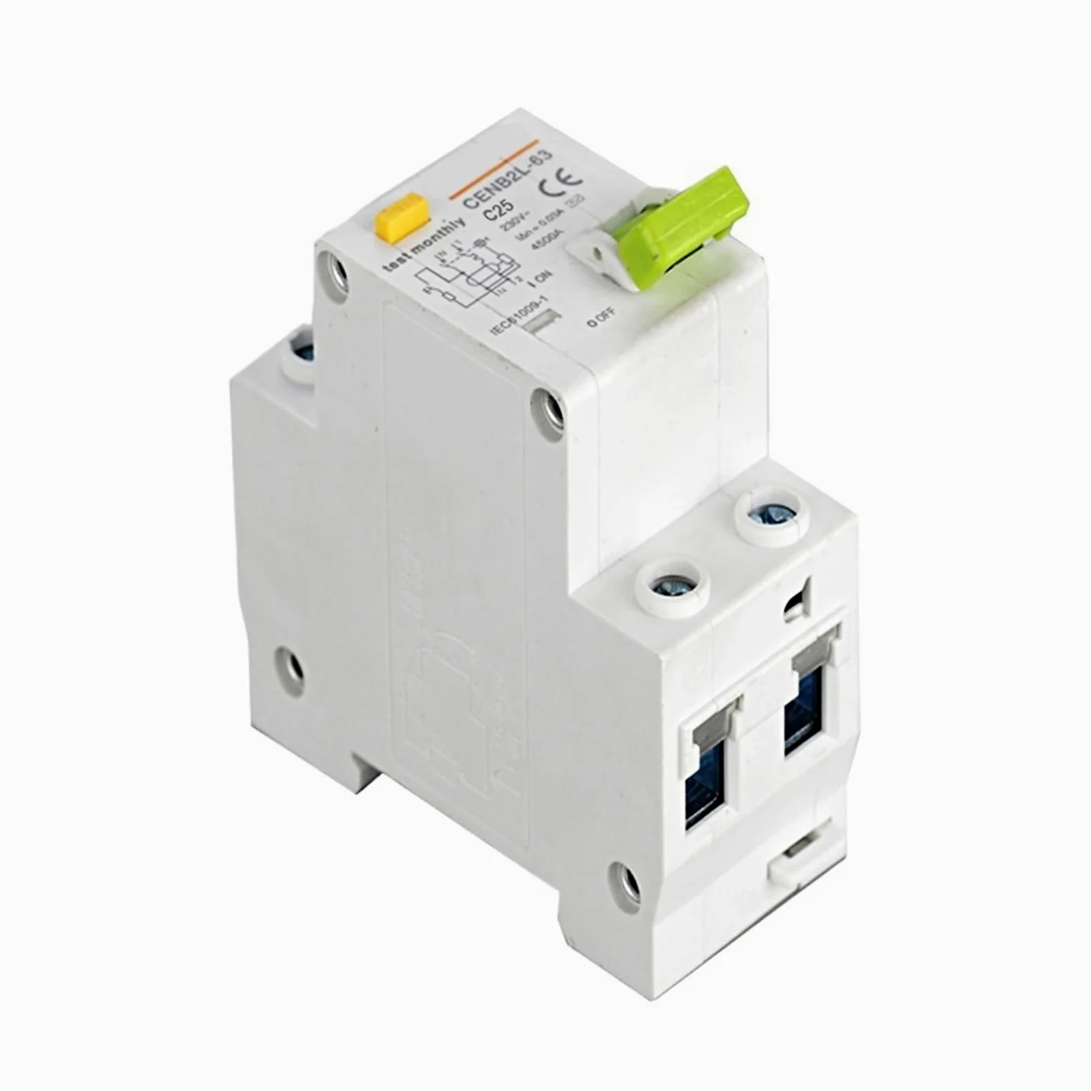 Wyłącznik automatyczny, Wyłącznik różnicowoprądowy różnicowoprądowy DPNL1P+N 10A16A 25A 32A 40A 50A 63A 230V~ 50HZ/60HZ(40A)