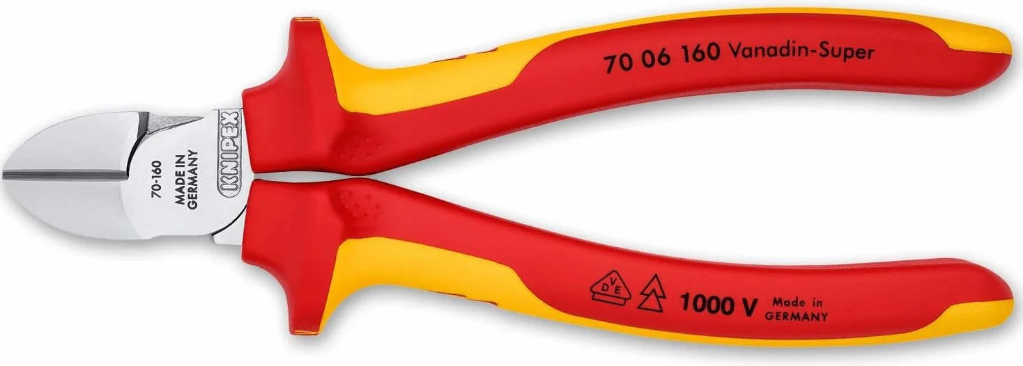 KNIPEX Zestaw szczypiec izolowanych Elektro Set 03 06 180 26 16 200 70 06 160 00 20 12
