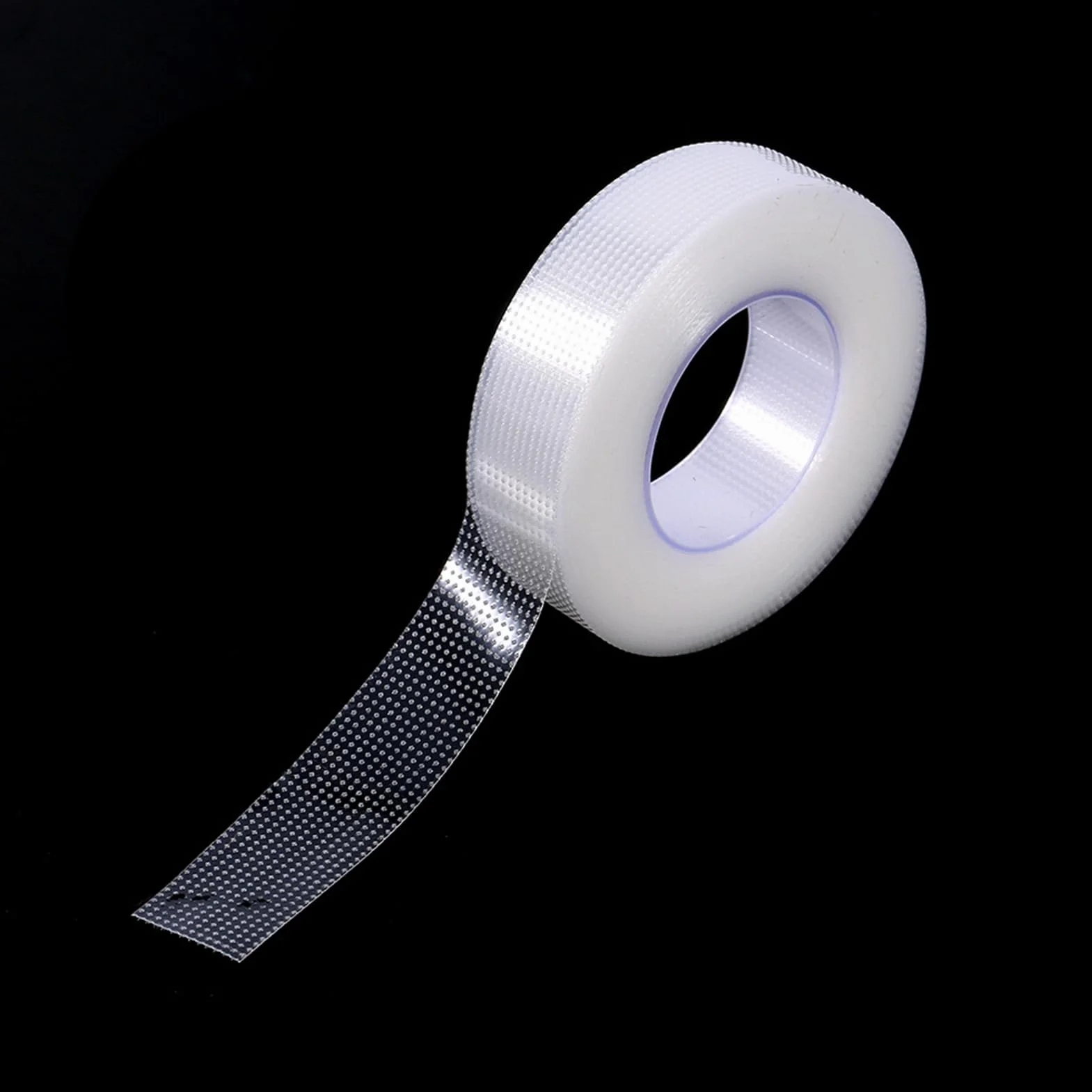 1 Rolka Mikroporowatej Taśmy Chirurgicznej, Przezroczysta Medyczna Taśma PE do Makijażu - 1,25 Cm X 4,5 M (szer. X dł.) Medyczny materiał PE