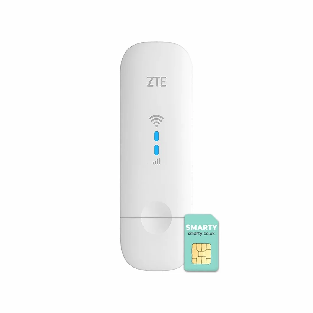 ZTE MF79N odblokowany modem Wi-Fi USB hotspot do 10 urządzeń zewnętrzne porty anteny biały