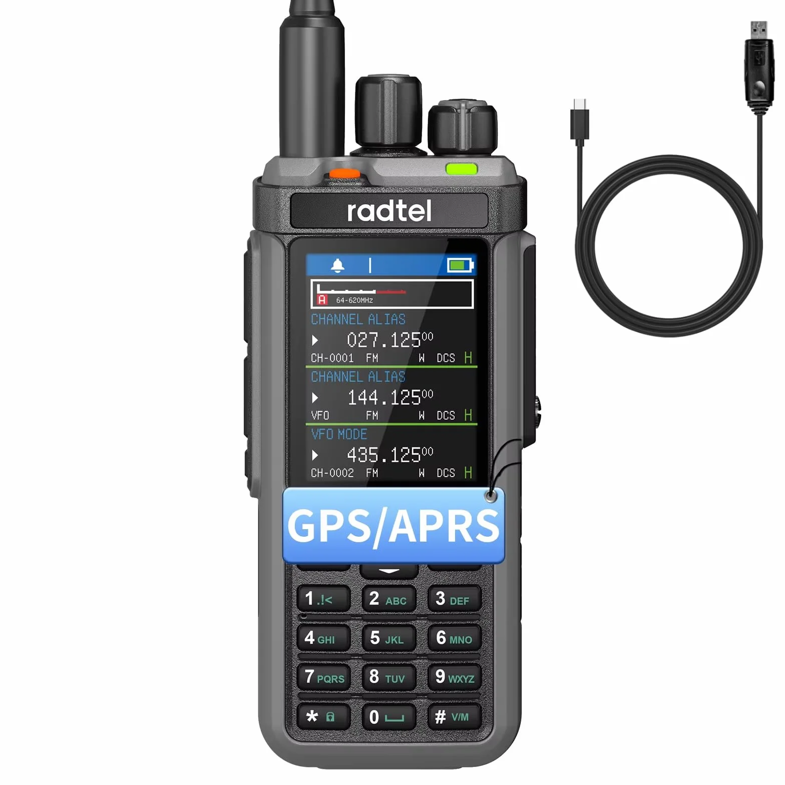 Radtel RT-880G GPS APRS Radio krótkofalowe 10W Walkie Talkie Przenośne radio CB 1024 kanały HF SSB Rx