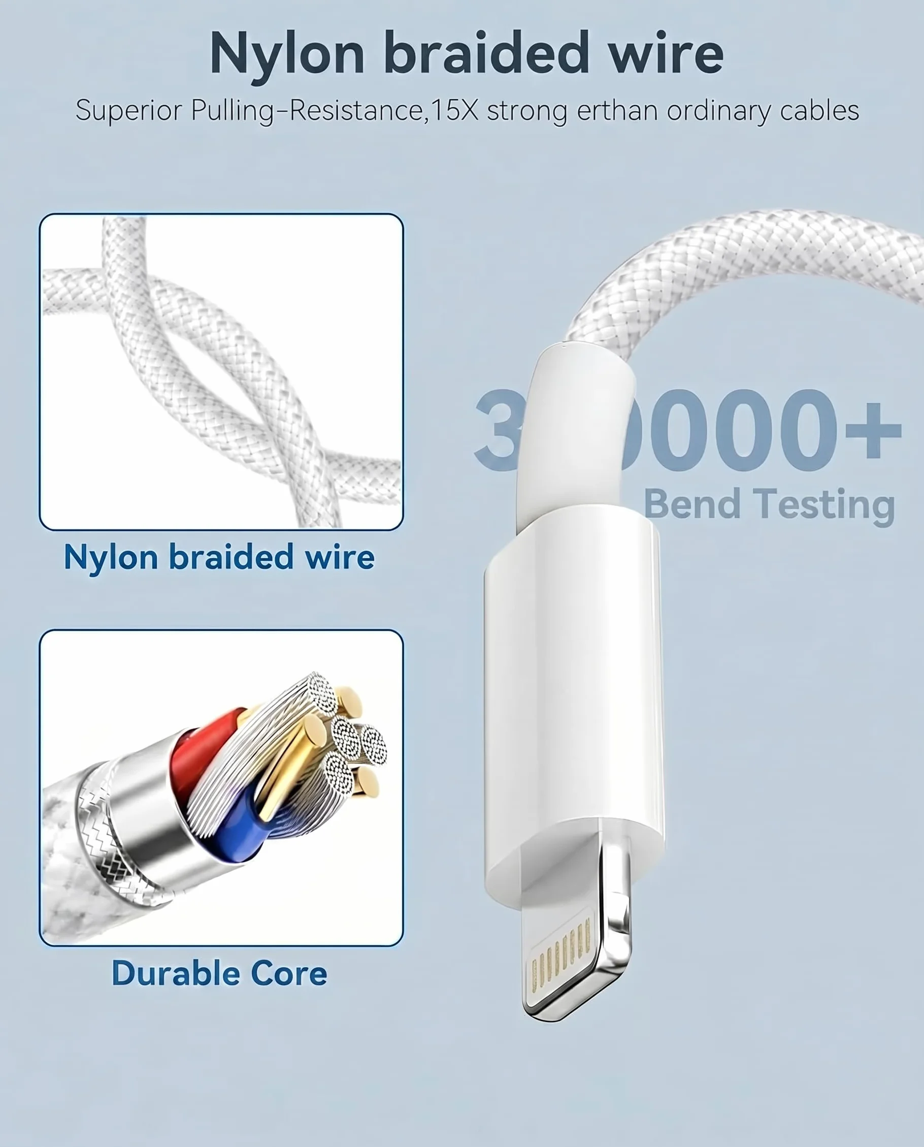 Kabel USB C do Lightning 1 m zestaw 2 szt MFi szybkie ładowanie pleciony do iPhone'a 14 13 12 11 Pro Max X 8 7 6s