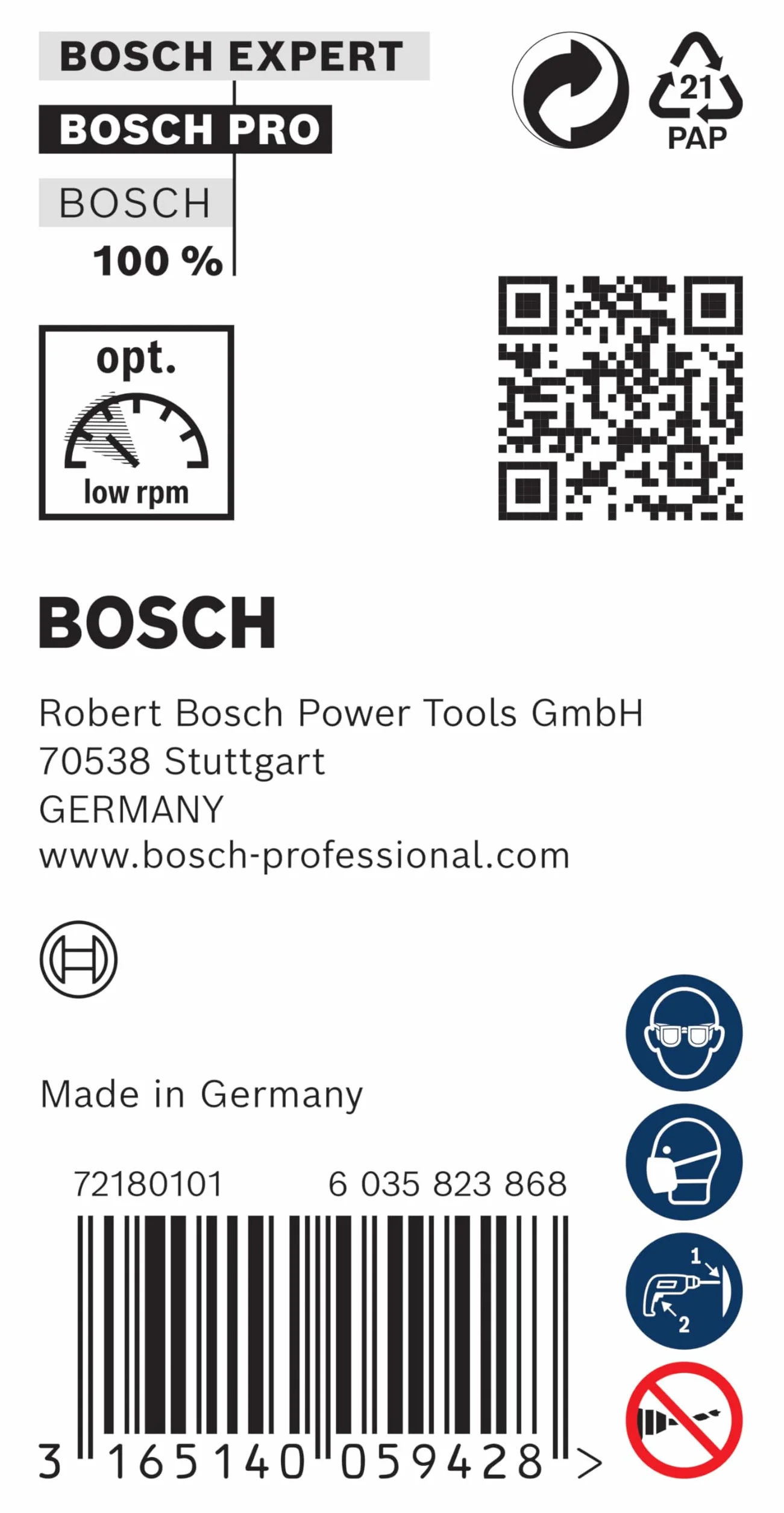 Bosch 1x Wiertło instalacyjne PRO Wood HSS (do Twarde drewno, Warstwy metalowe, Ø 10,00 mm, Professional Akcesoria Wiertarki/Wkrętarki, Wiertło do młota)