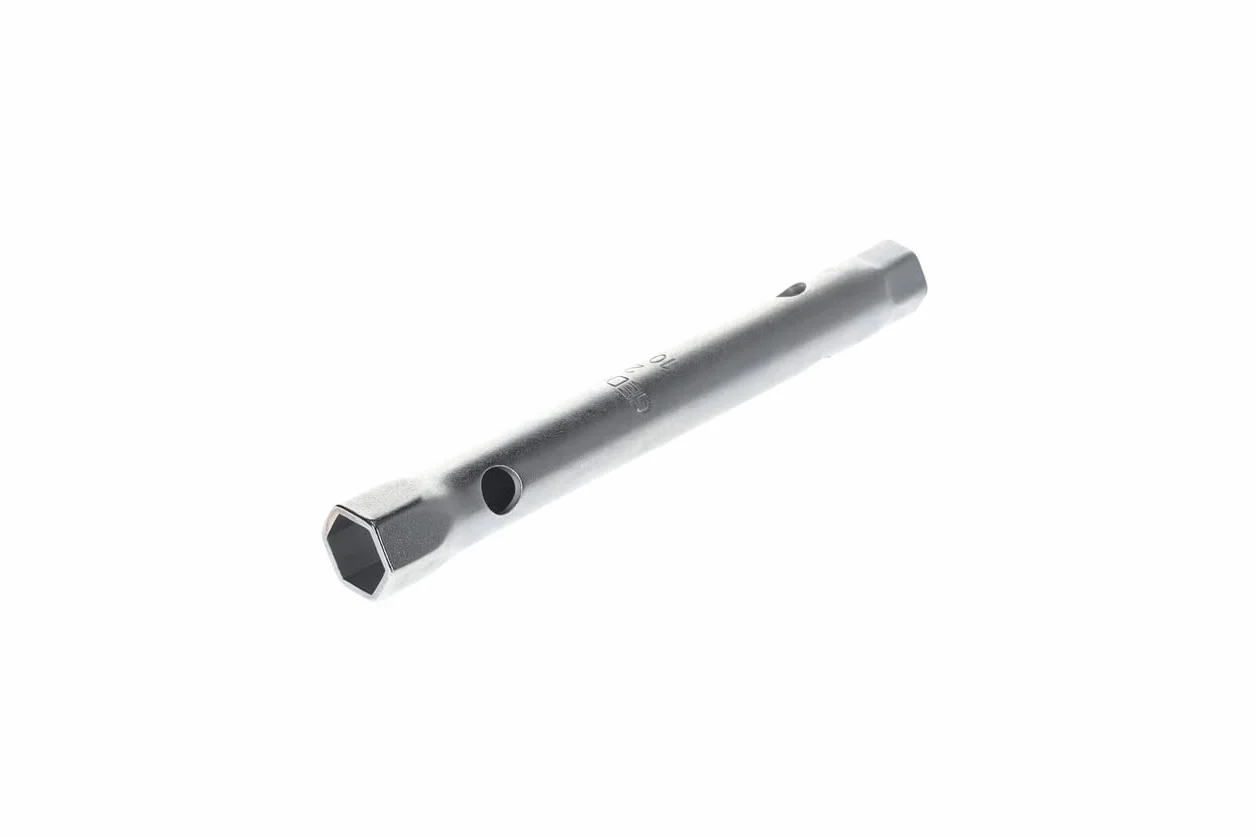 GEDORE Klucz nasadowy podwójny, 10 + 13 mm, 6-kątny, długość 140 mm, narzędzie do nakrętek samochodowych, 26 R 10 x 13, stal chromowana