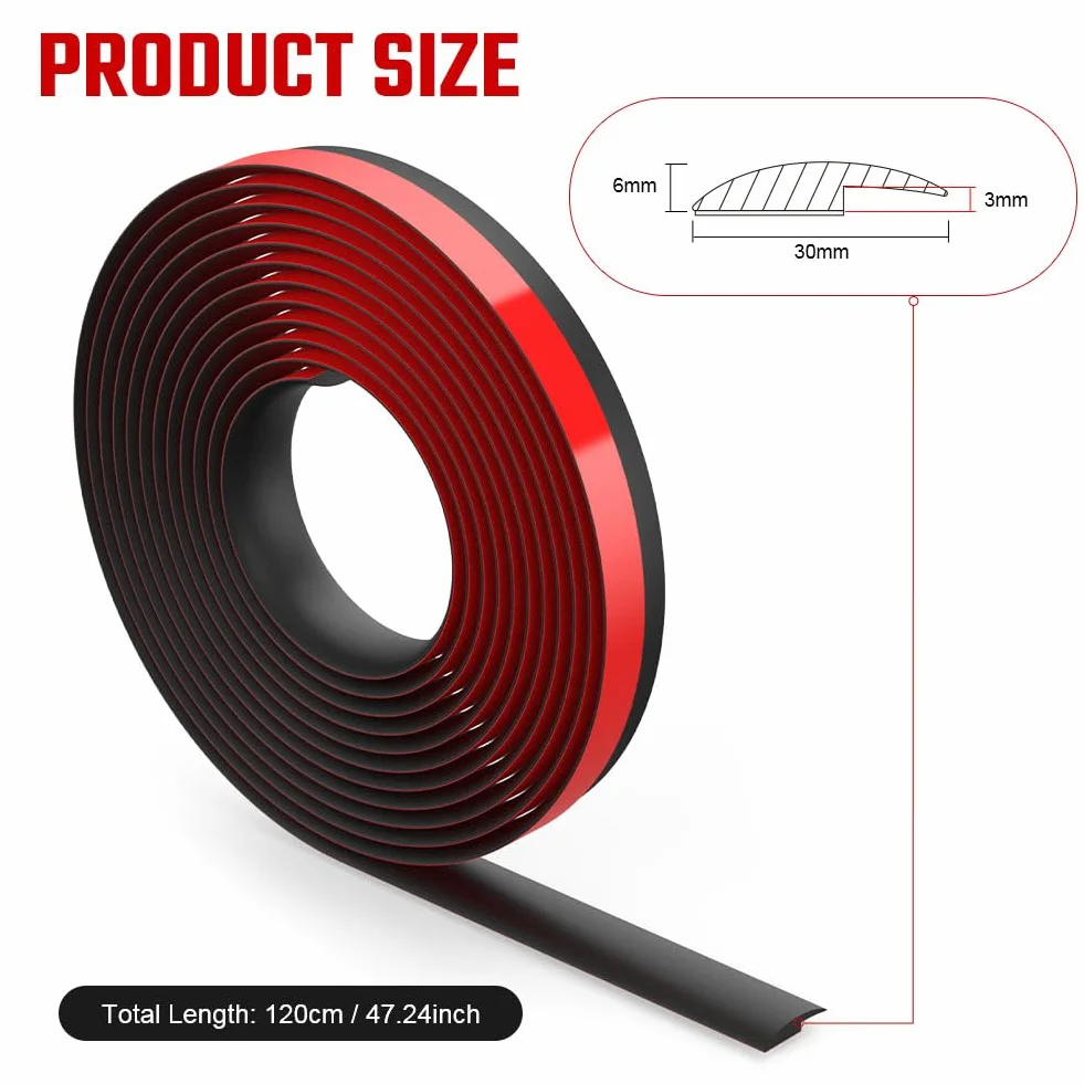 Flintronic Listwa przejściowa do podłóg laminowanych 1,2M, listwa dzieląca podłogę z PVC, listwa przejściowa, samoprzylepna listwa progowa, listwy progowe do drzwi do łączenia szczelin podłogowych