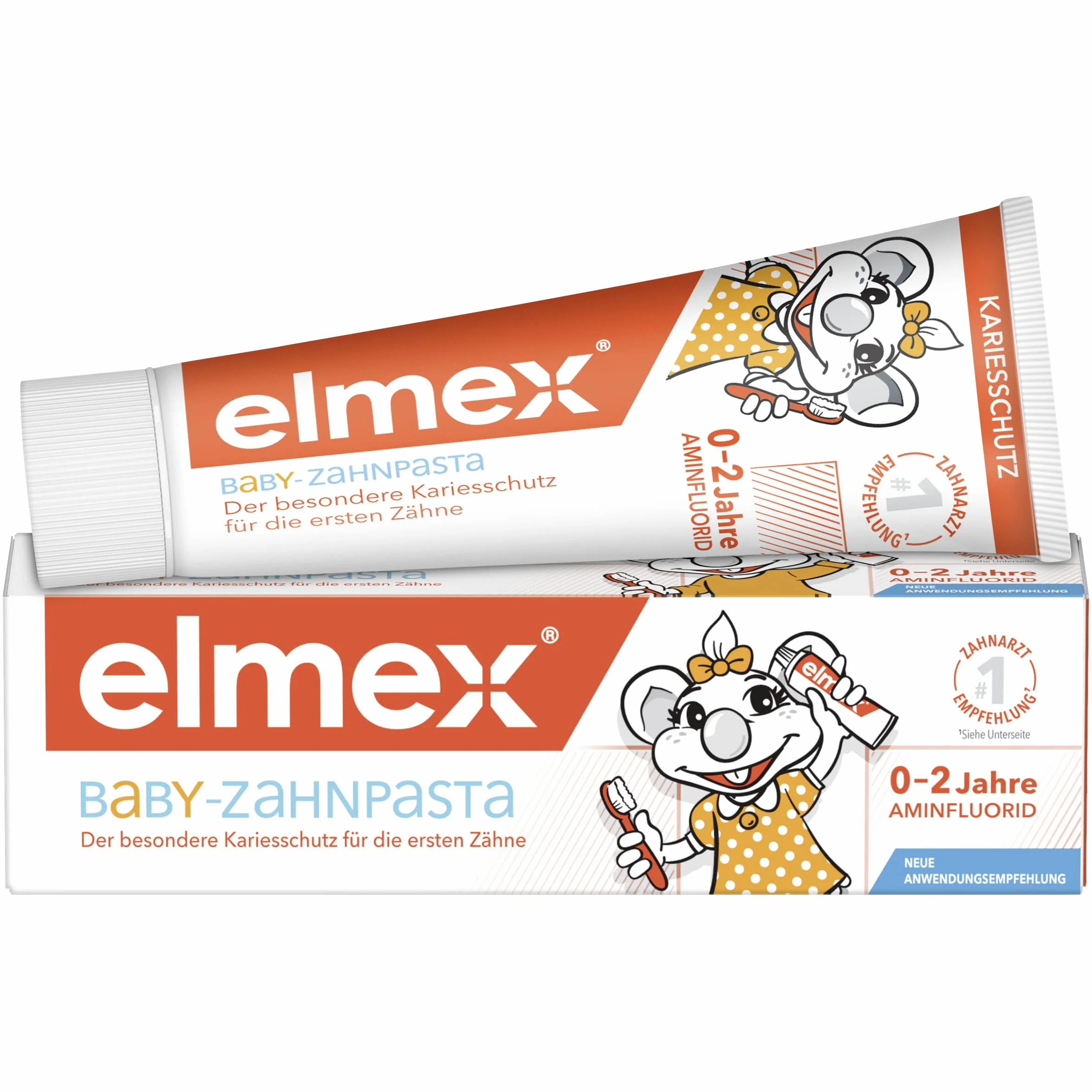 elmex Pasta do zębów dla niemowląt 0-2 lata, 50 ml