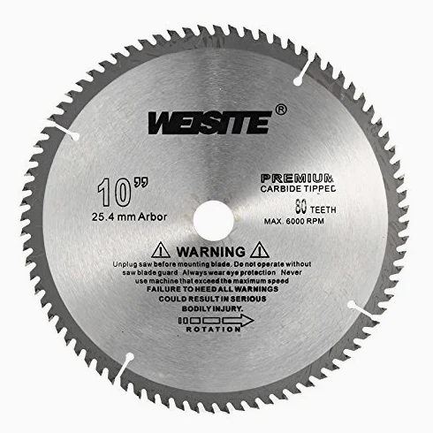 FEVERWORK 25 cm tarcza tarczowa 80T 250 mm stop węglika spiekanego precyzyjna tarcza do cięcia drewna