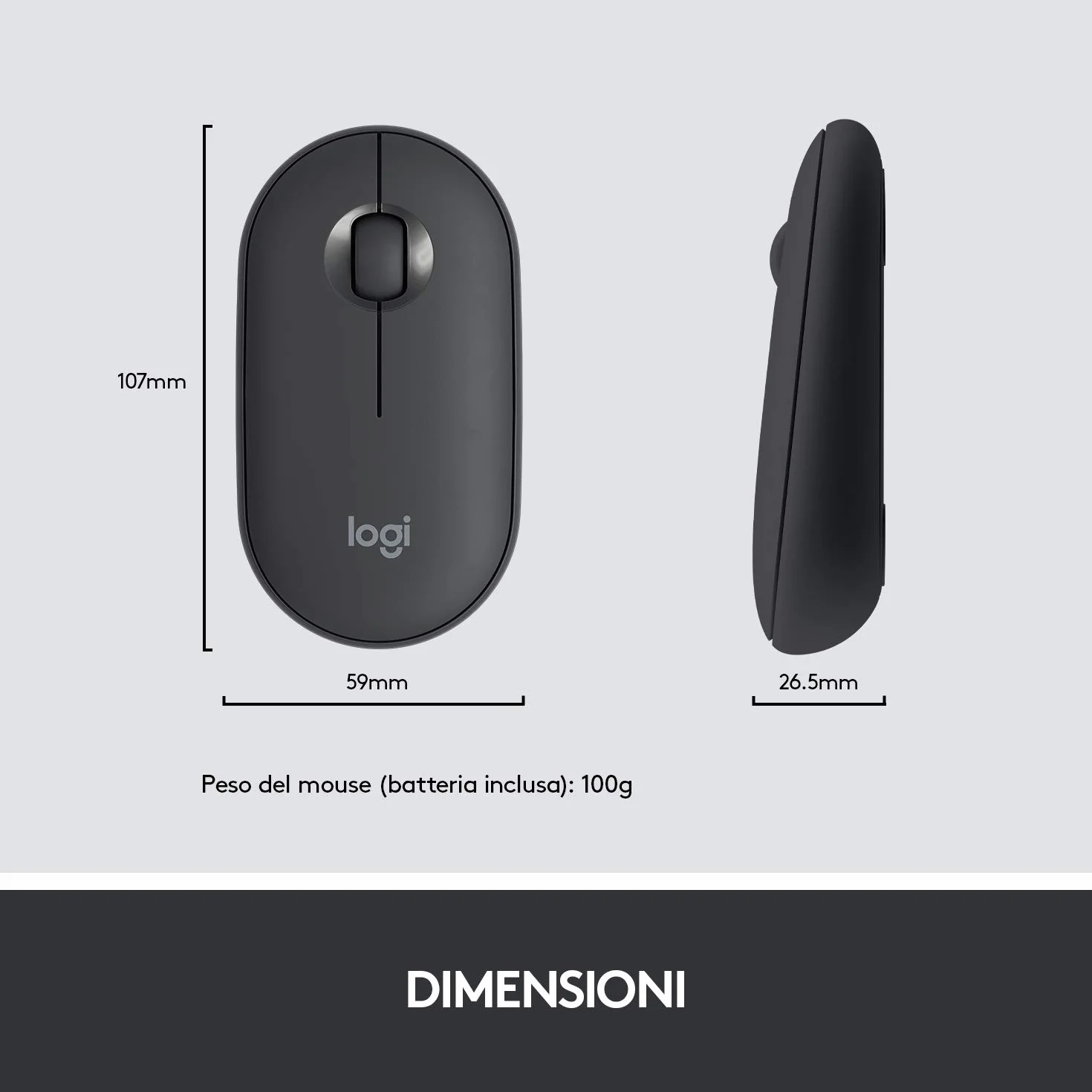 Logitech MK470 Slim Bezprzewodowa klawiatura & Mysz Combo - ITA QWERTY