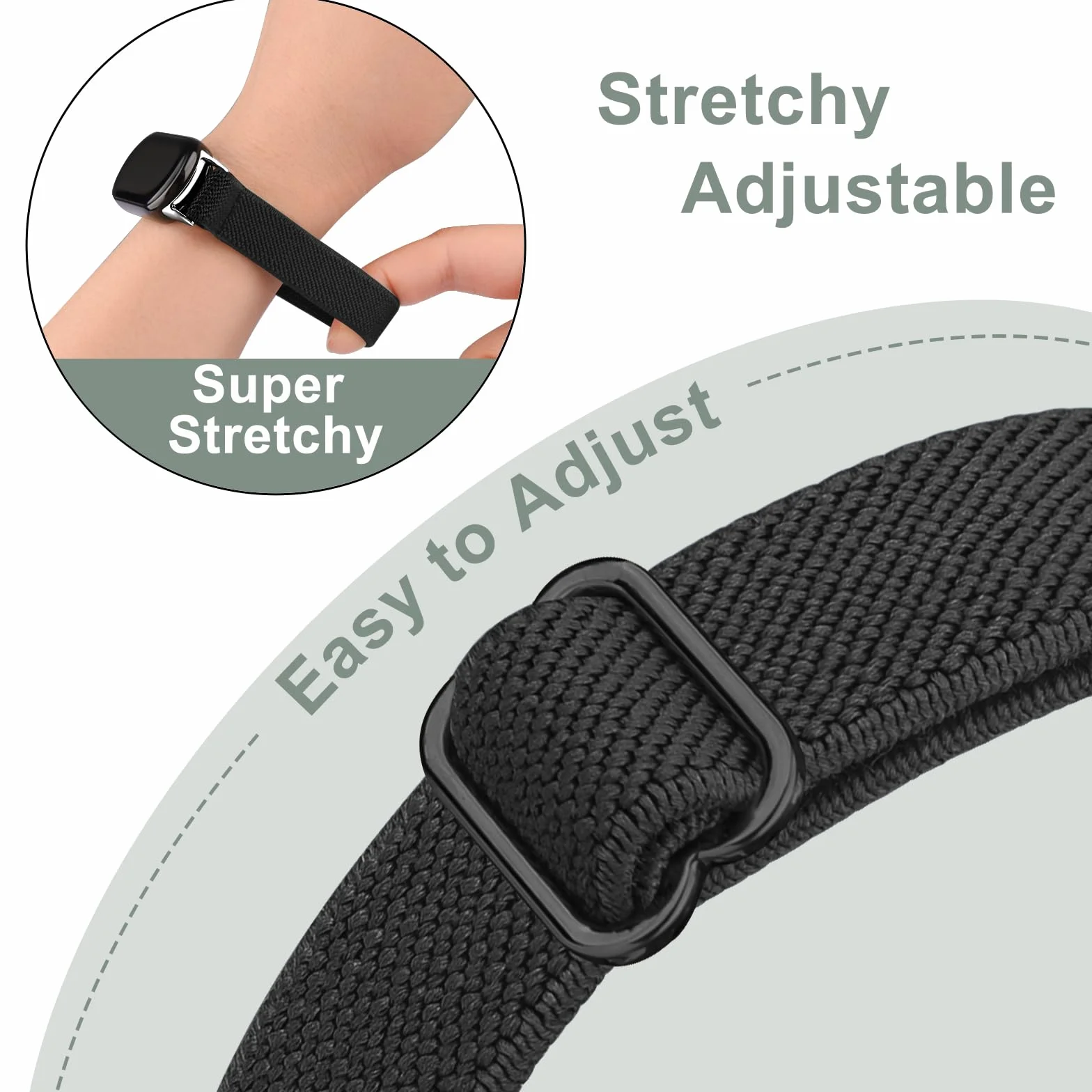 Tobfit pasek do Xiaomi Smartband 10/9/8 nylonowy zamiennik